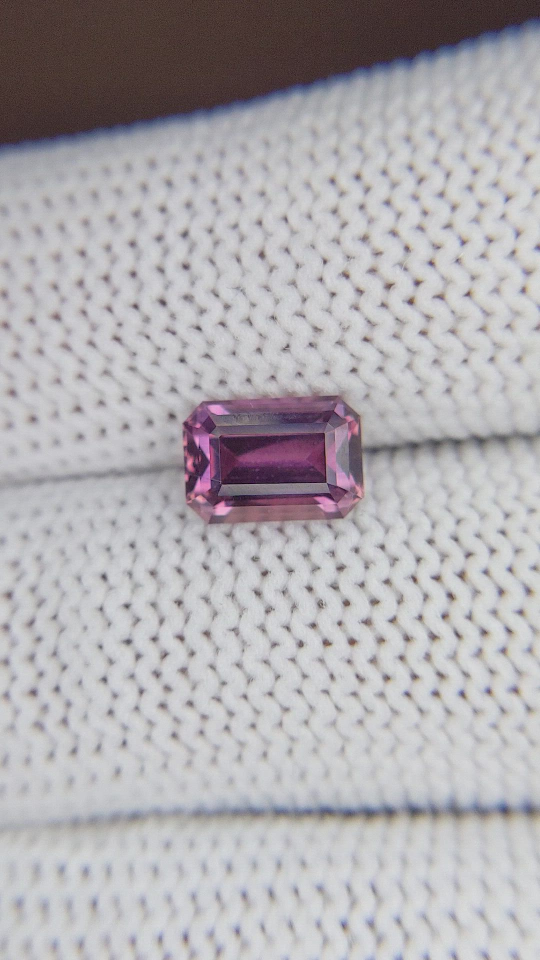 2.09 Ct. Purplish Pink Sapphire from Ceylon (Sri Lanka) Size Video
