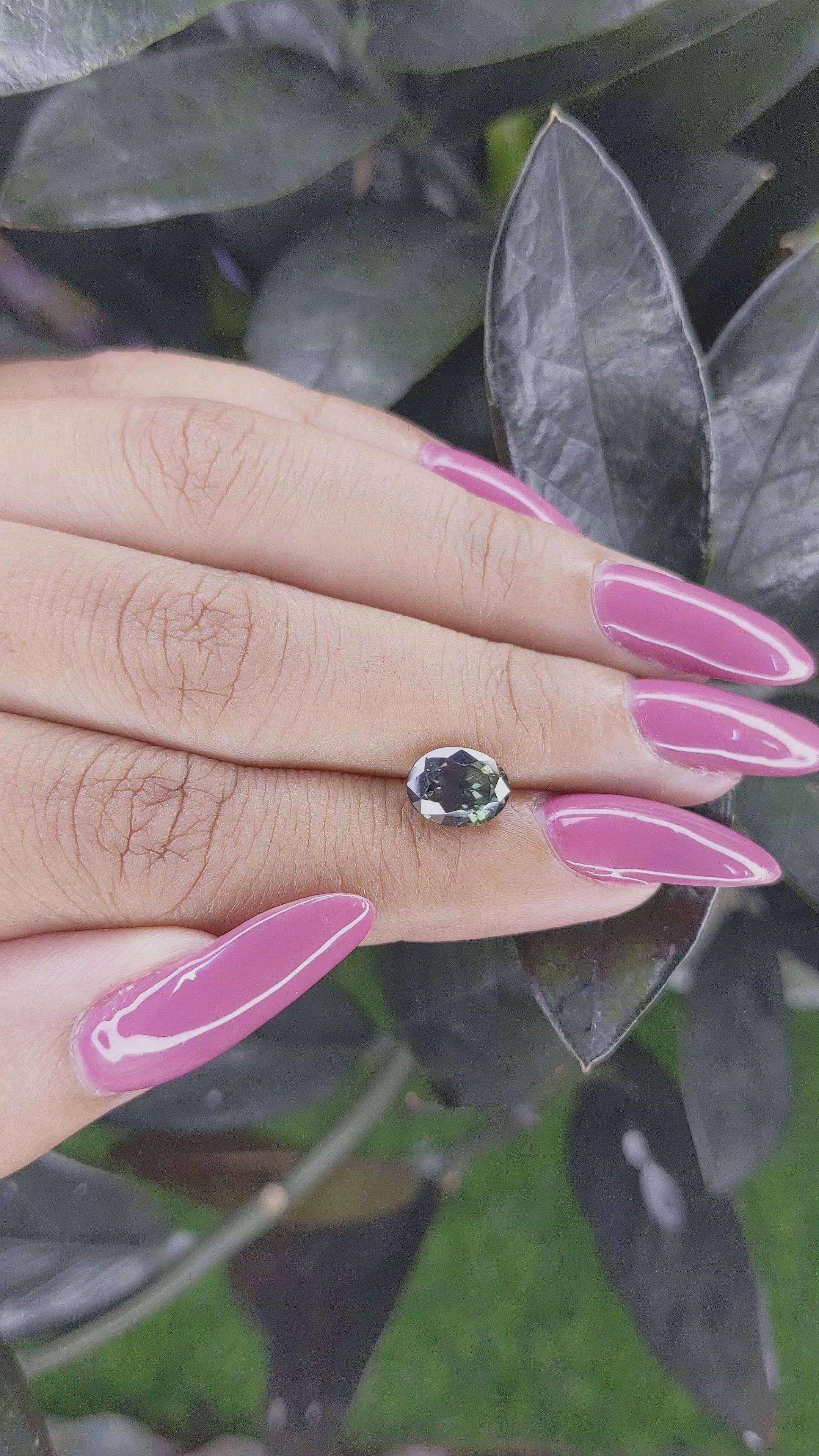 2.07 Ct. Color Change Sapphire from Madagascar Size Video