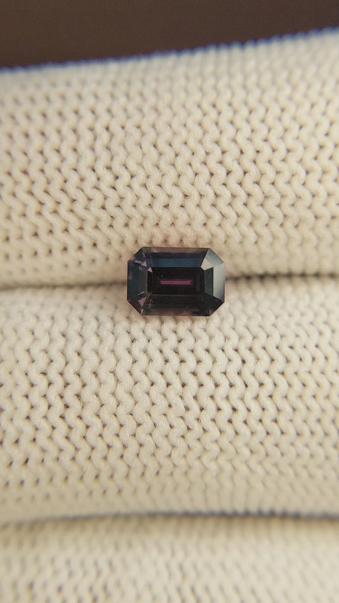 1.35 Ct. Color Change Sapphire from Ceylon (Sri Lanka) Size Video