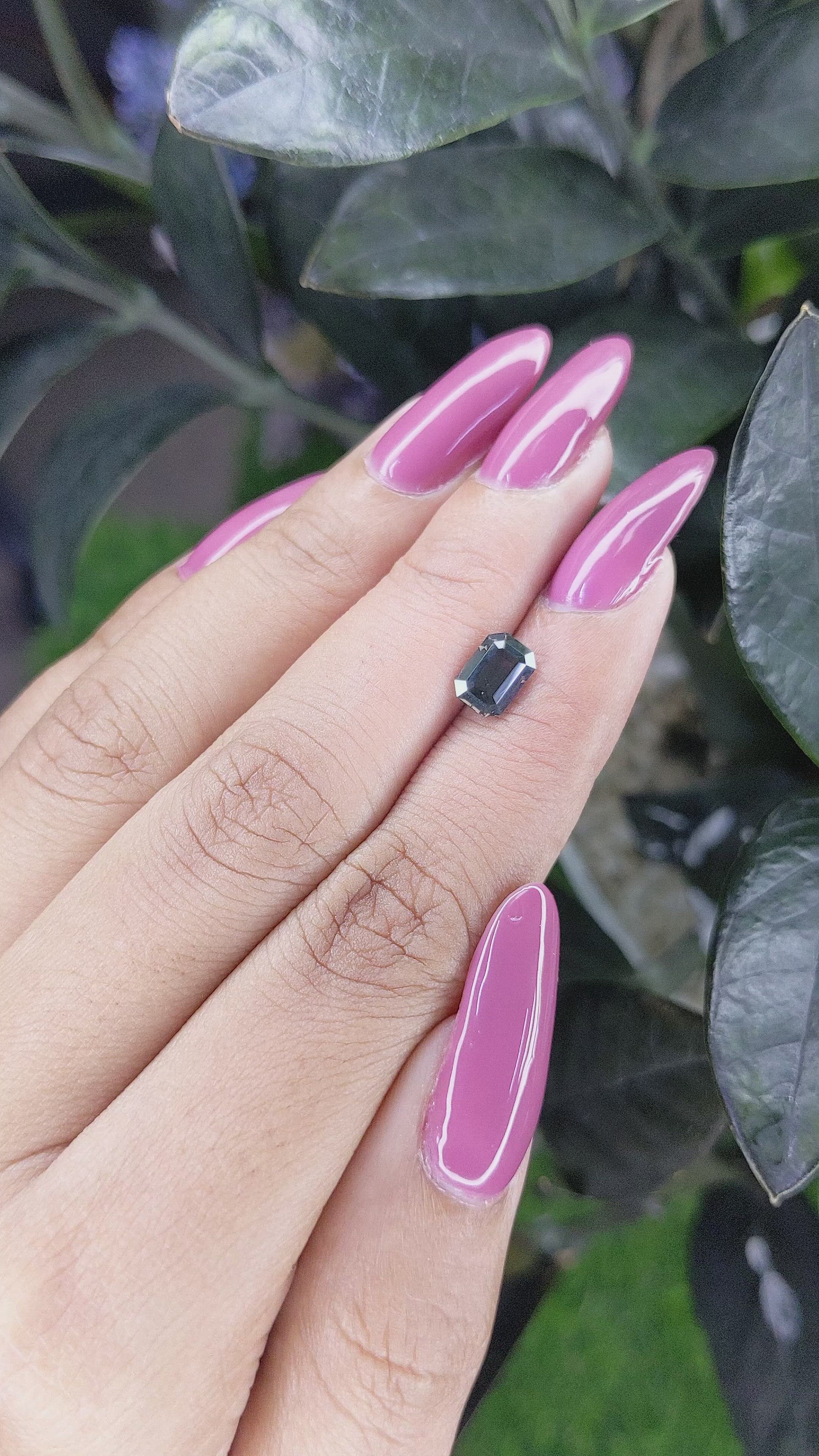 1.35 Ct. Color Change Sapphire from Ceylon (Sri Lanka) Size Video