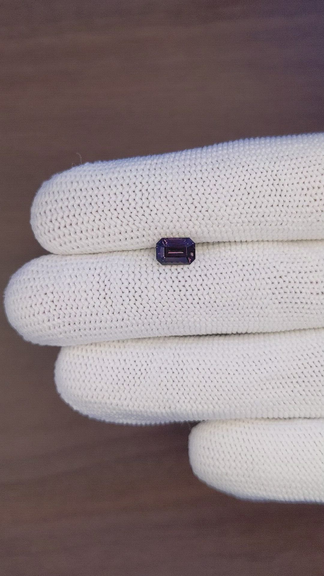 1.35 Ct. Color Change Sapphire from Ceylon (Sri Lanka) Size Video