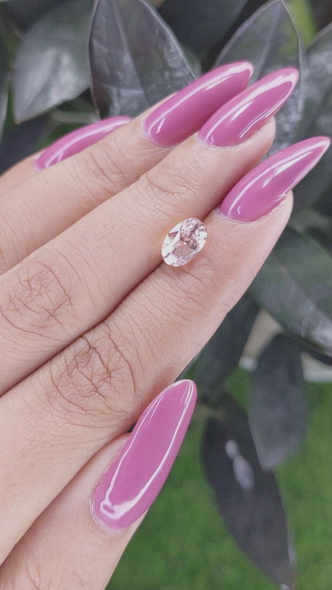 2.04 Ct. Pink Sapphire from Ceylon (Sri Lanka) Size Video