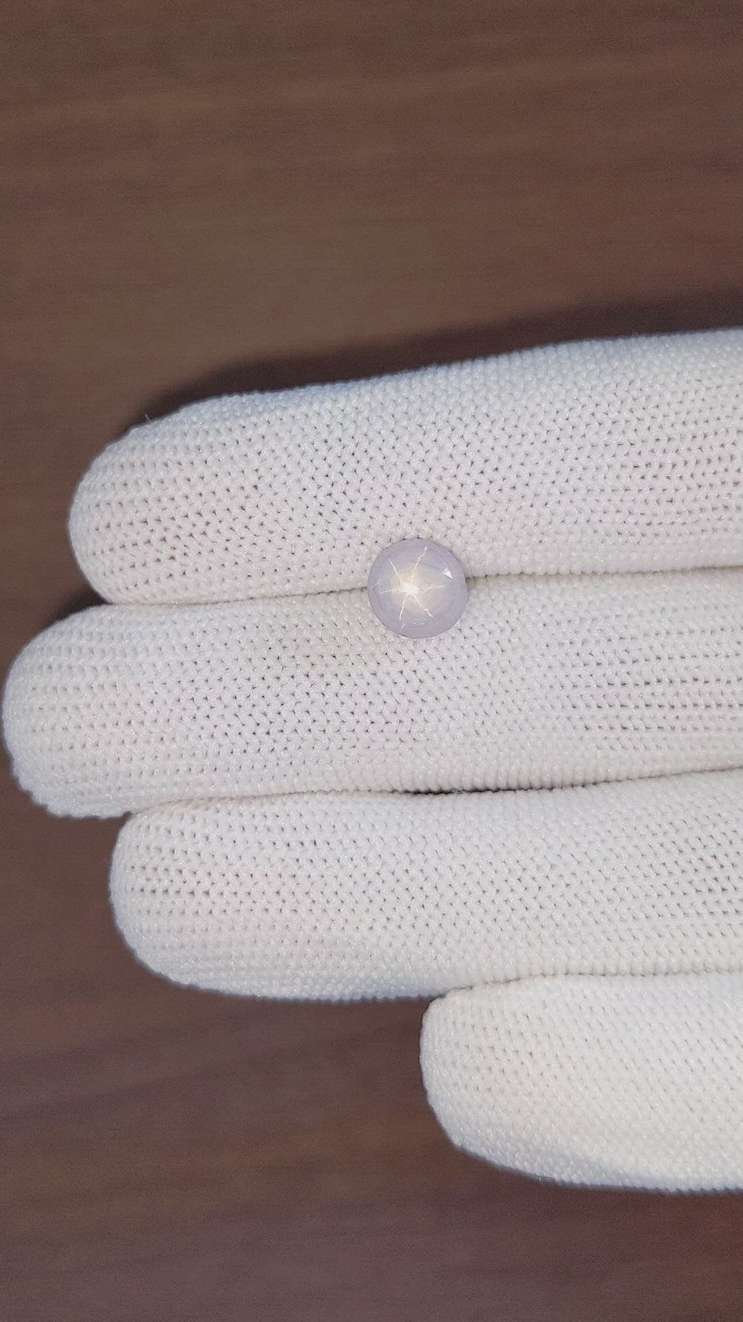 4.38 Ct. Grey Star Sapphire from Ceylon (Sri Lanka) Size Video