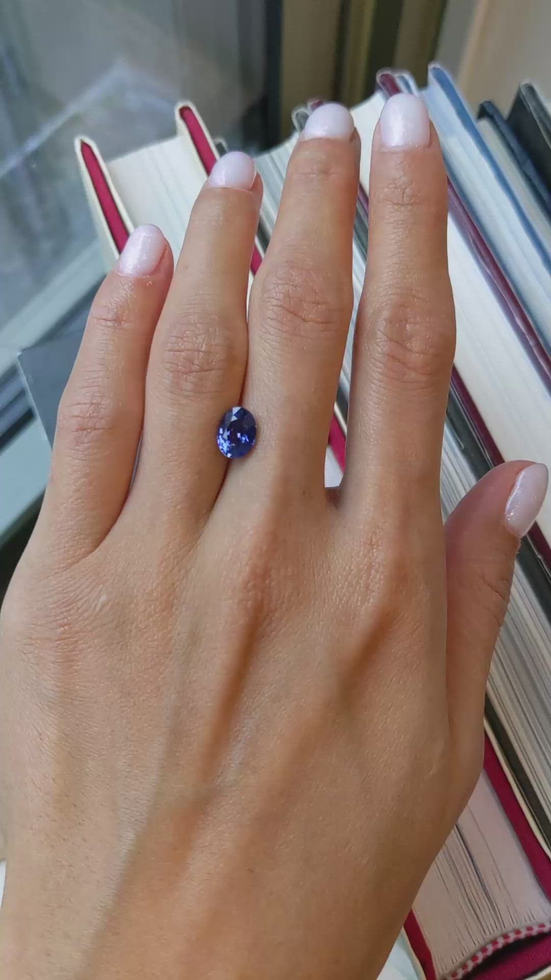 1.98 Ct. Color Change Sapphire from Ceylon (Sri Lanka) Size Video