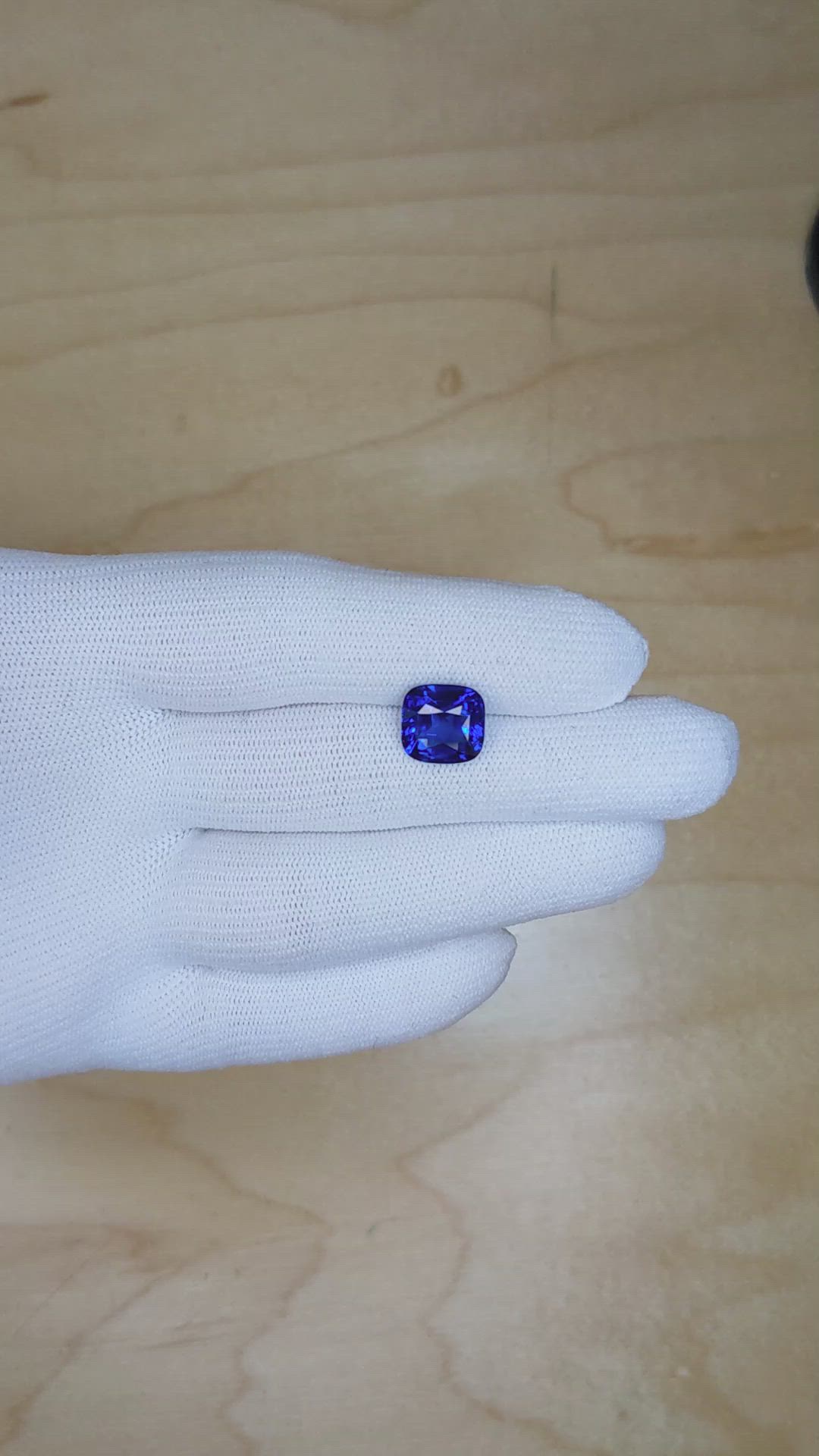 5.53 Ct. Blue Sapphire from Madagascar Size Video