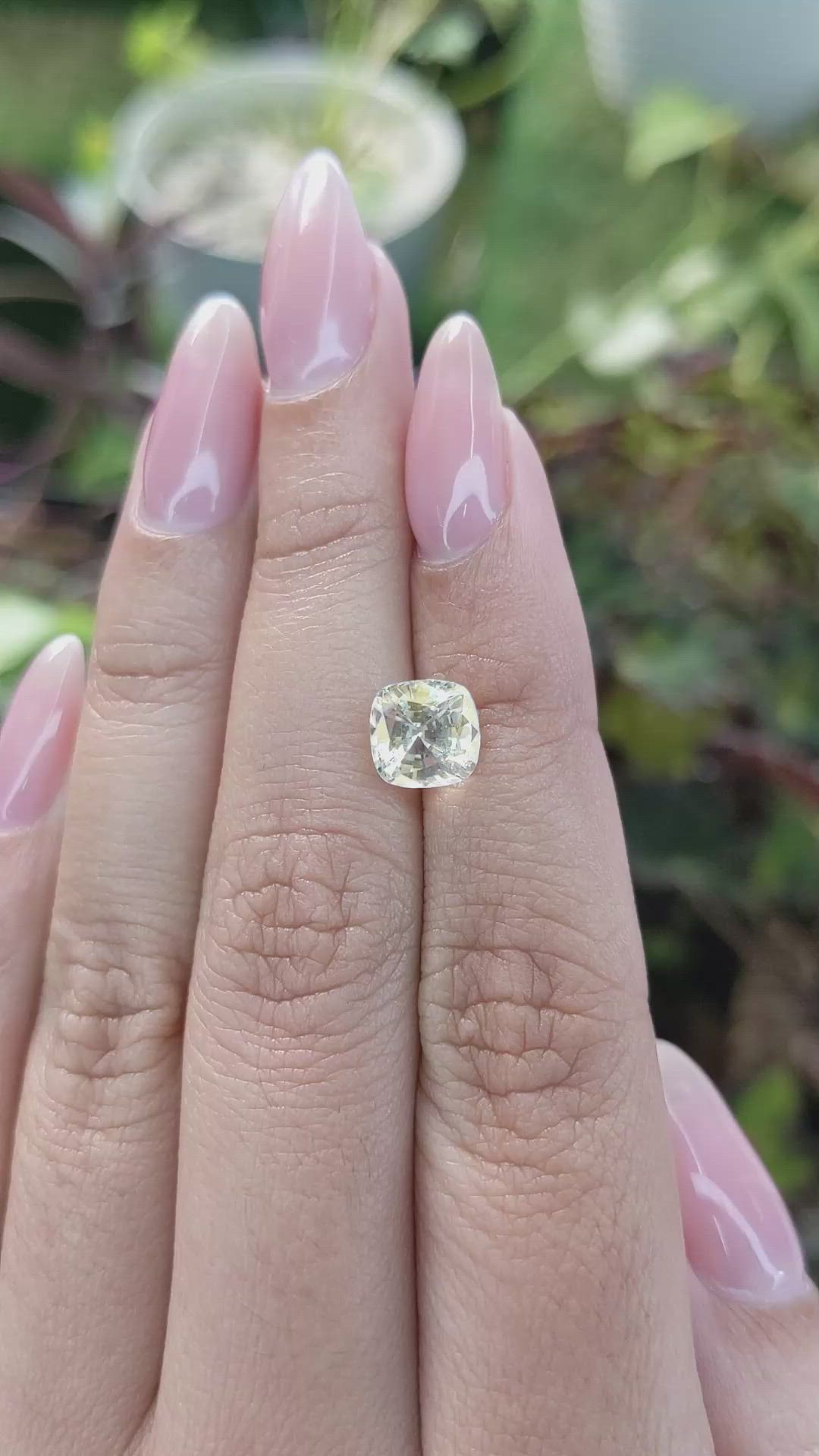 2.46 Ct. Yellow Sapphire from Ceylon (Sri Lanka) Size Video