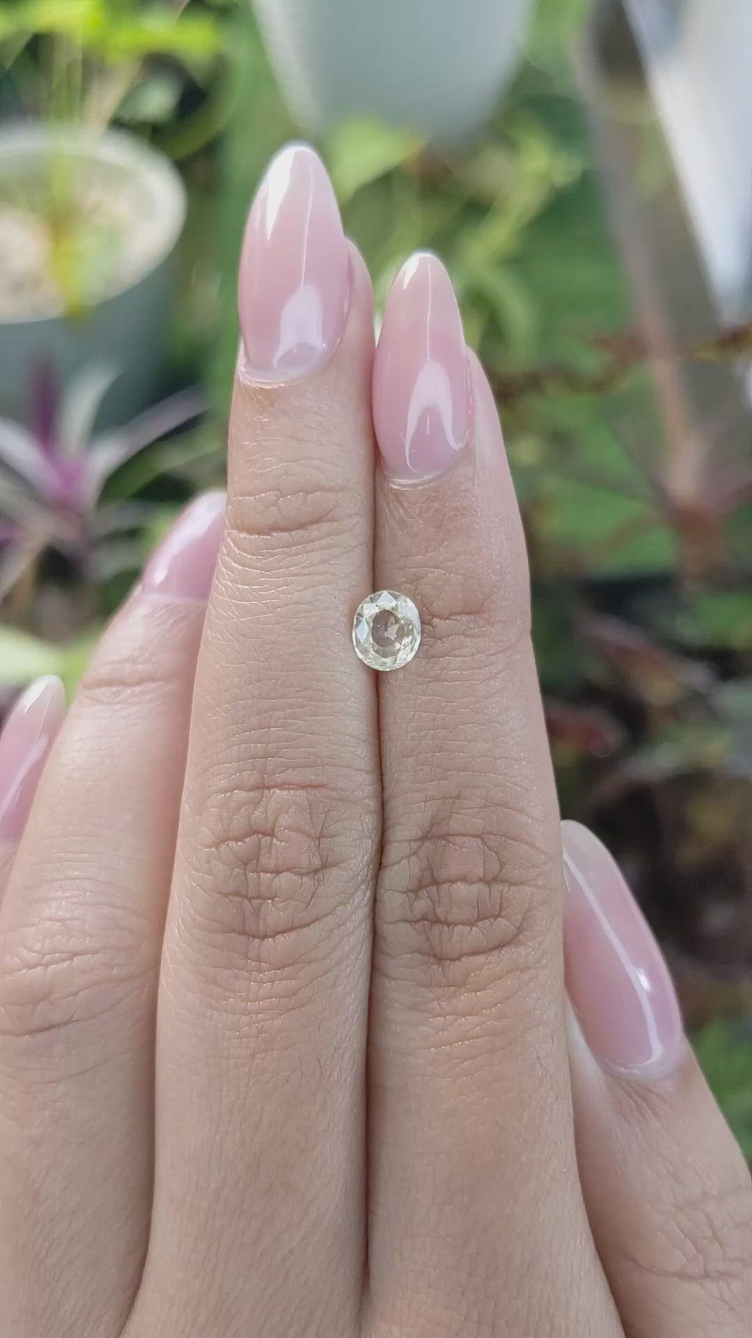 0.91 Ct. Yellow Sapphire from Ceylon (Sri Lanka) Size Video