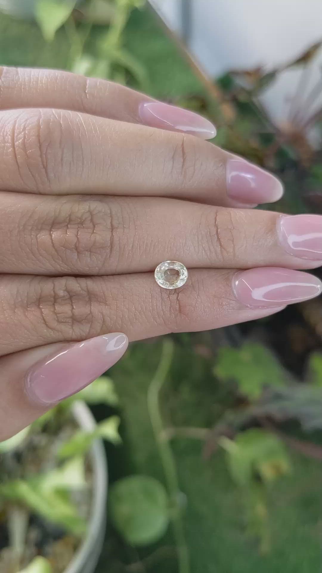 0.91 Ct. Yellow Sapphire from Ceylon (Sri Lanka) Size Video