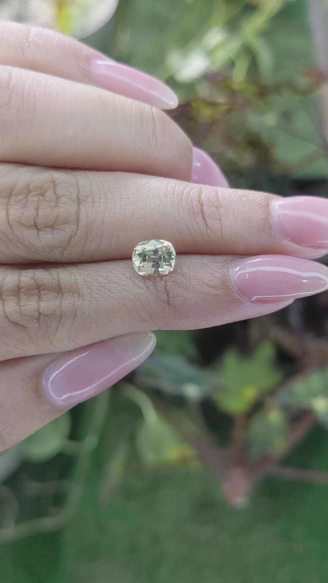 1.55 Ct. Yellow Sapphire from Ceylon (Sri Lanka) Size Video