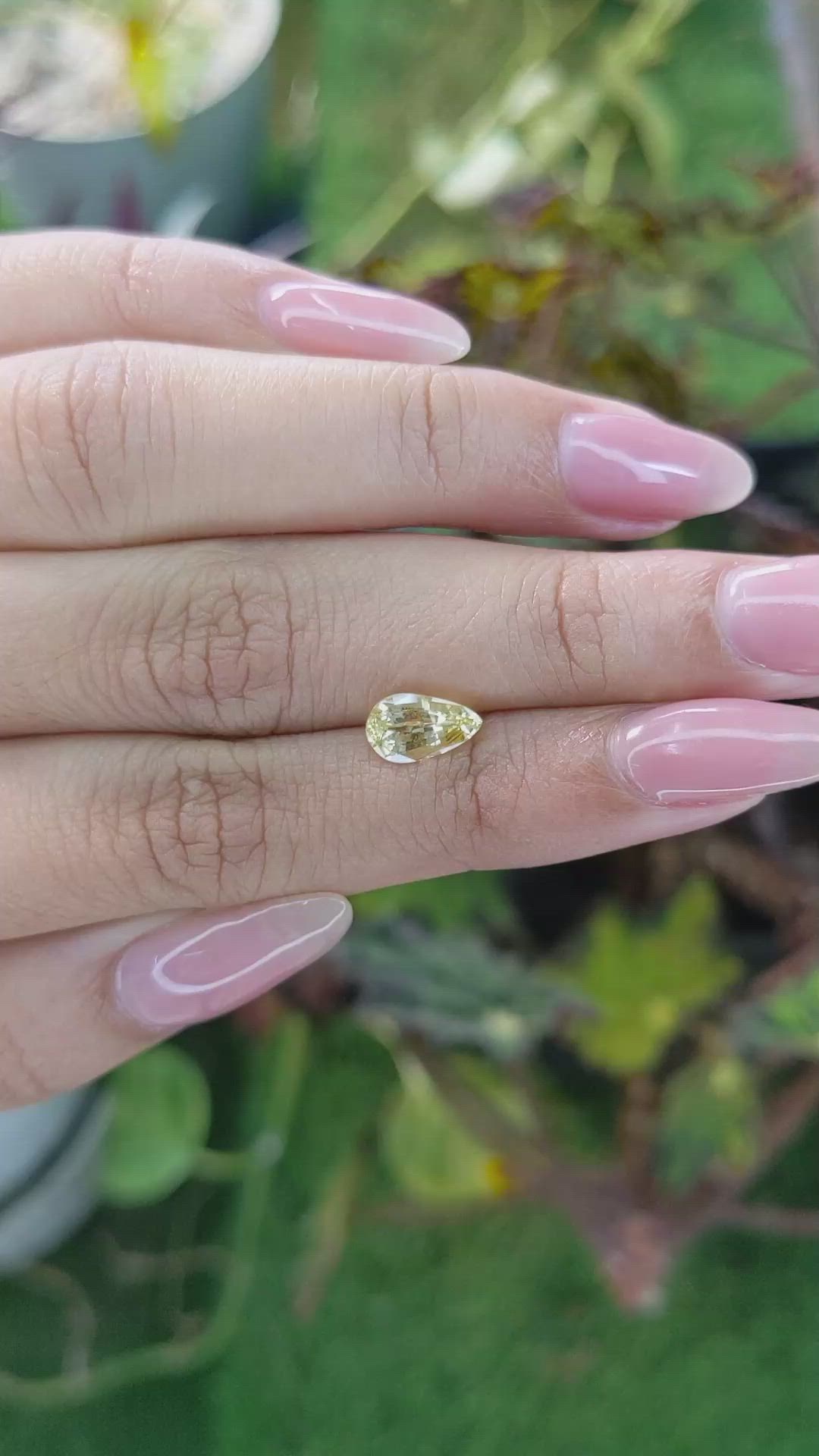 1.72 Ct. Yellow Sapphire from Ceylon (Sri Lanka) Size Video