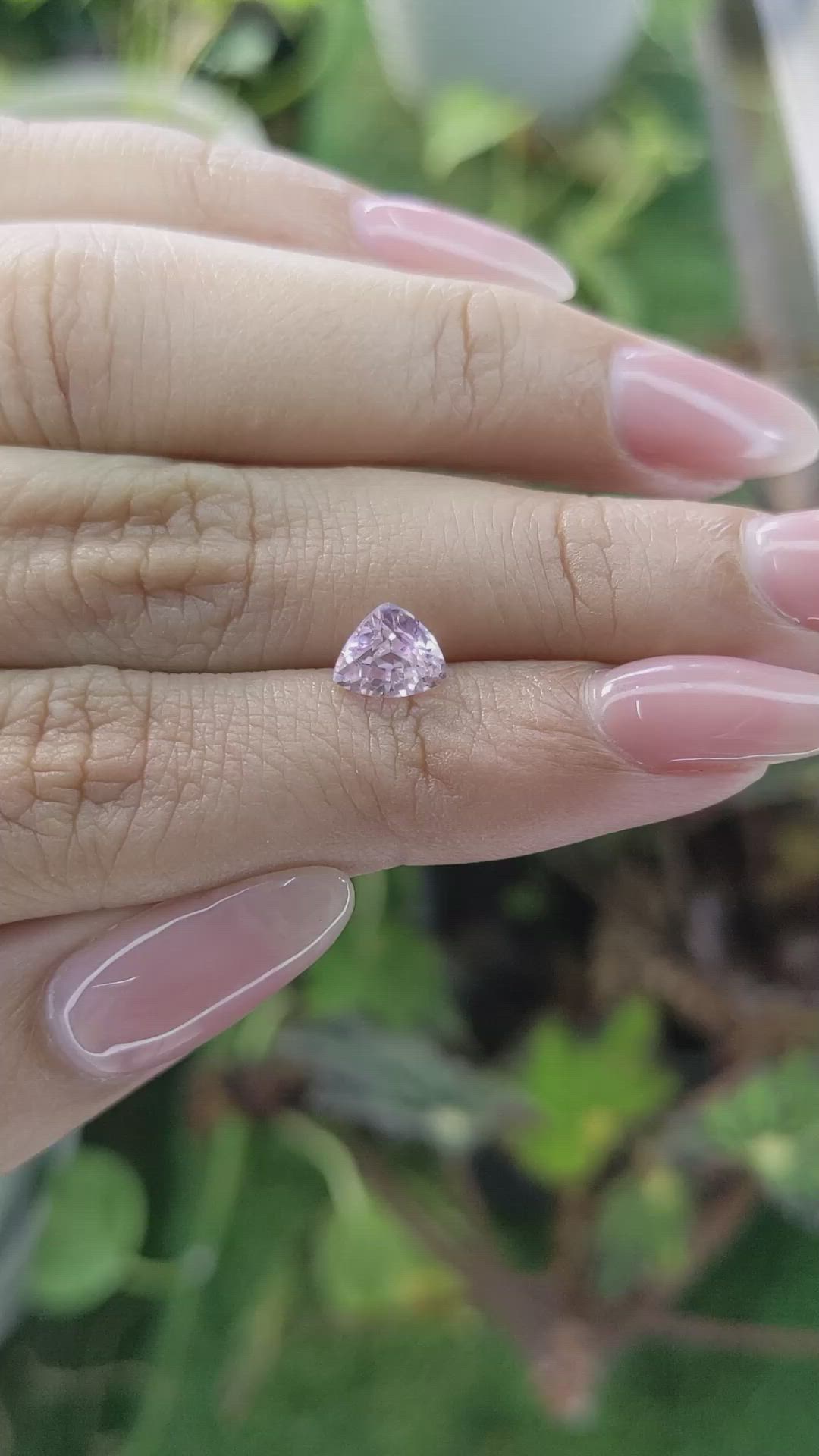 1.19 Ct. Pink Sapphire from Ceylon (Sri Lanka) Size Video