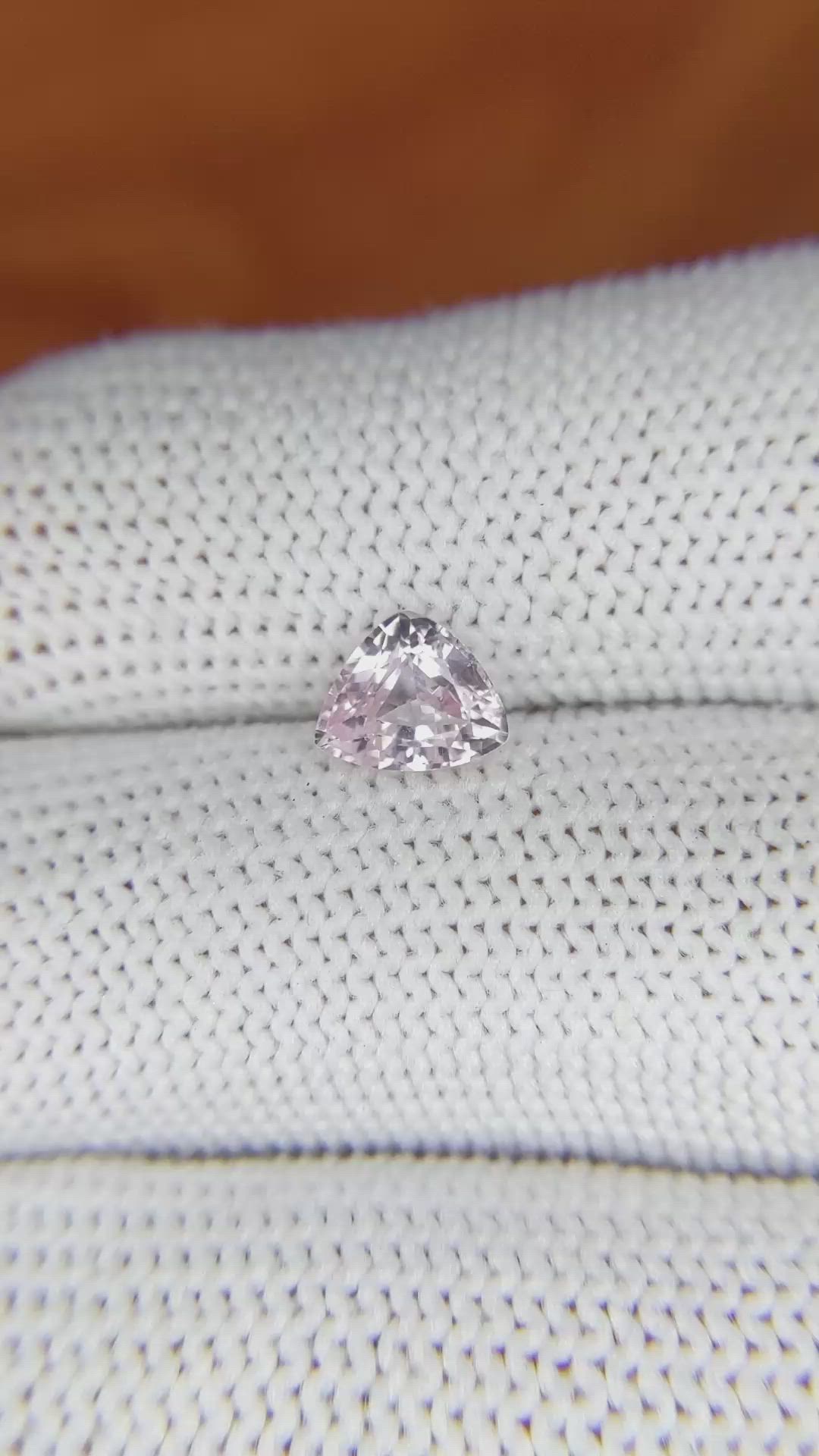 1.19 Ct. Pink Sapphire from Ceylon (Sri Lanka) Size Video