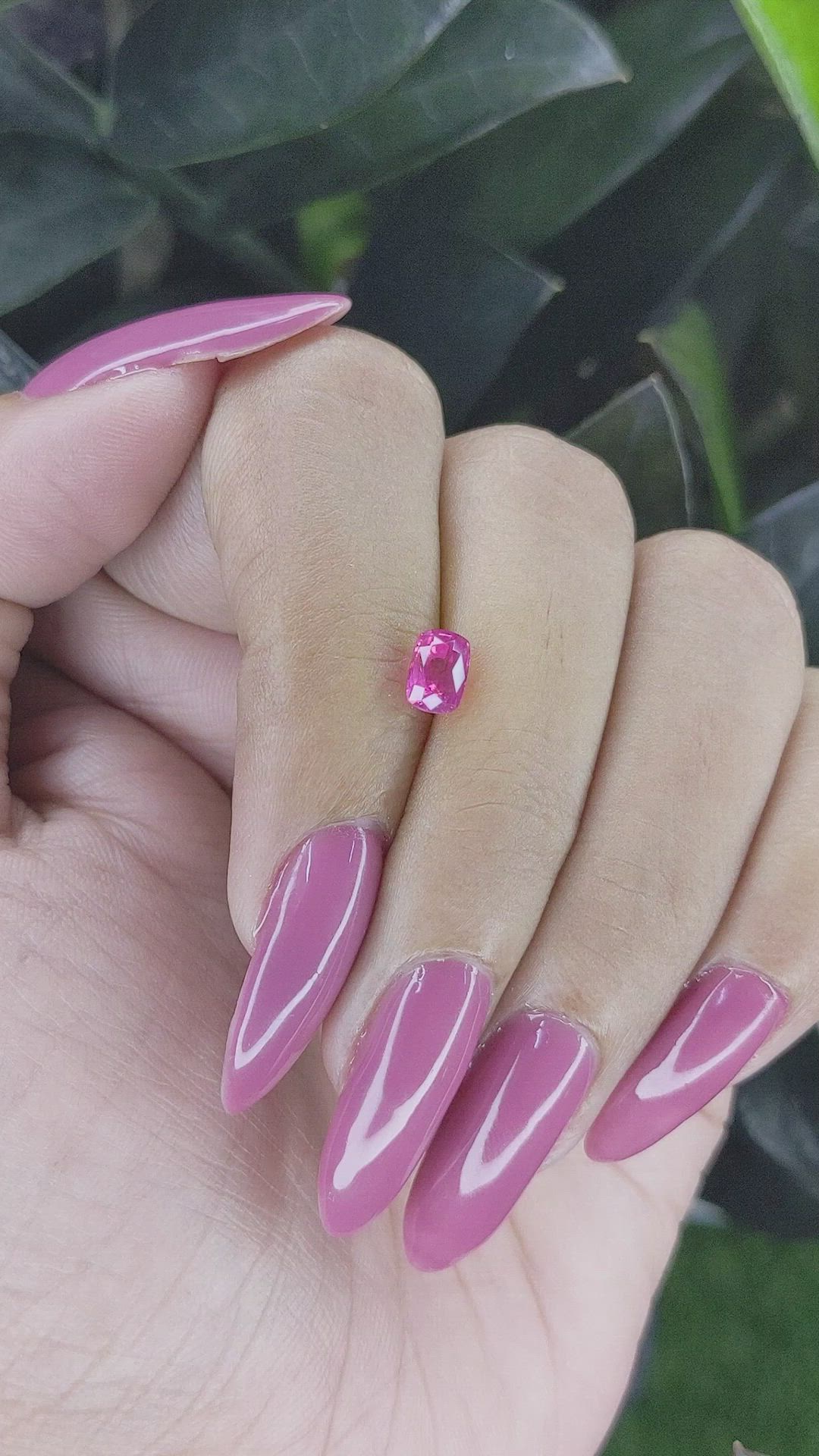 1.02 Ct. Pink Sapphire from Tanzania Size Video
