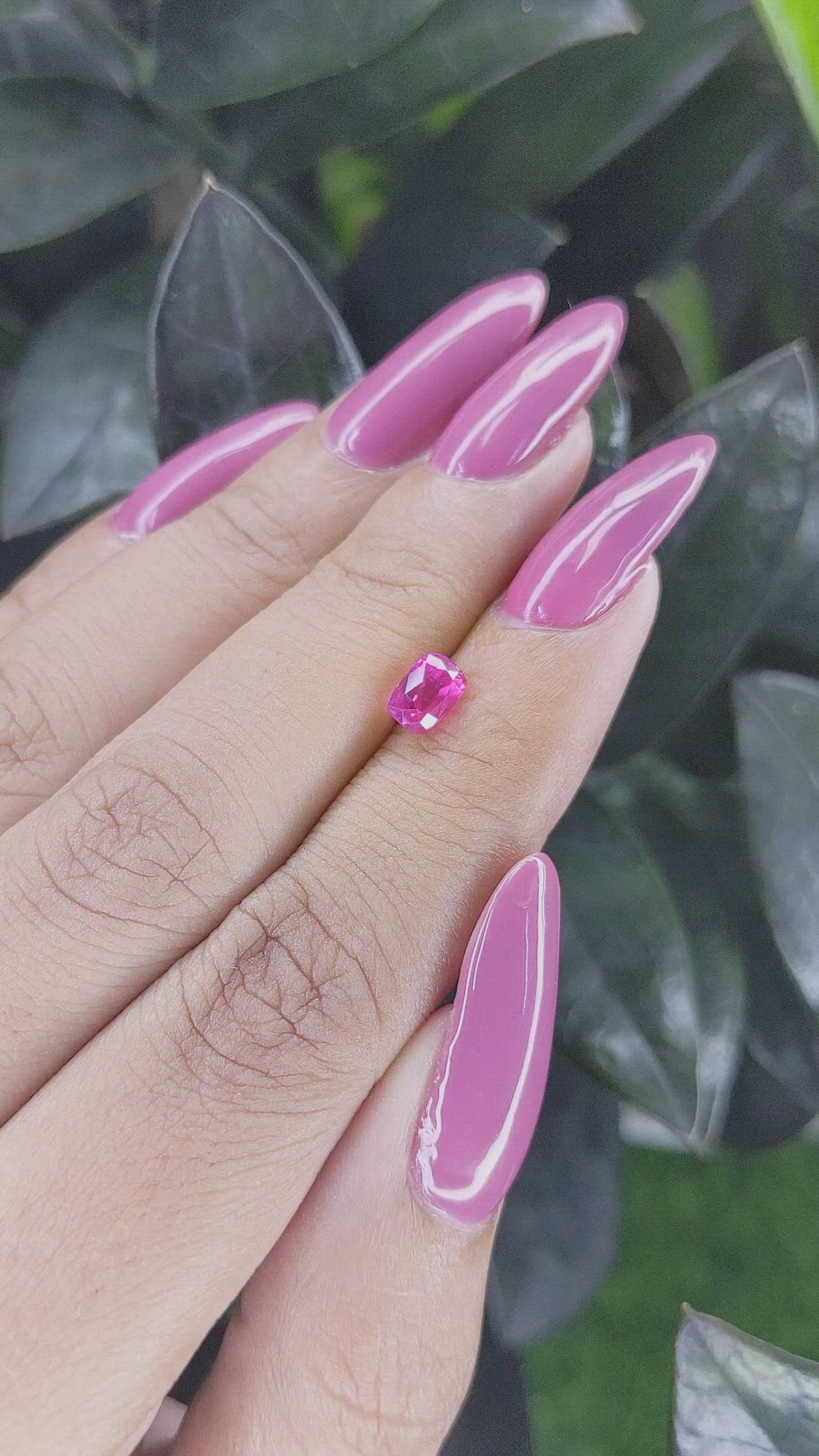 1.02 Ct. Pink Sapphire from Tanzania Size Video