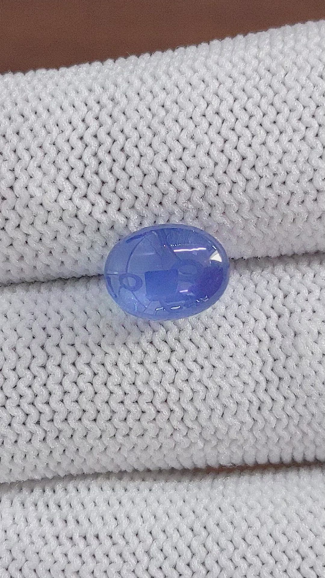 5.45 Ct. Blue Star Sapphire from Ceylon (Sri Lanka) Size Video