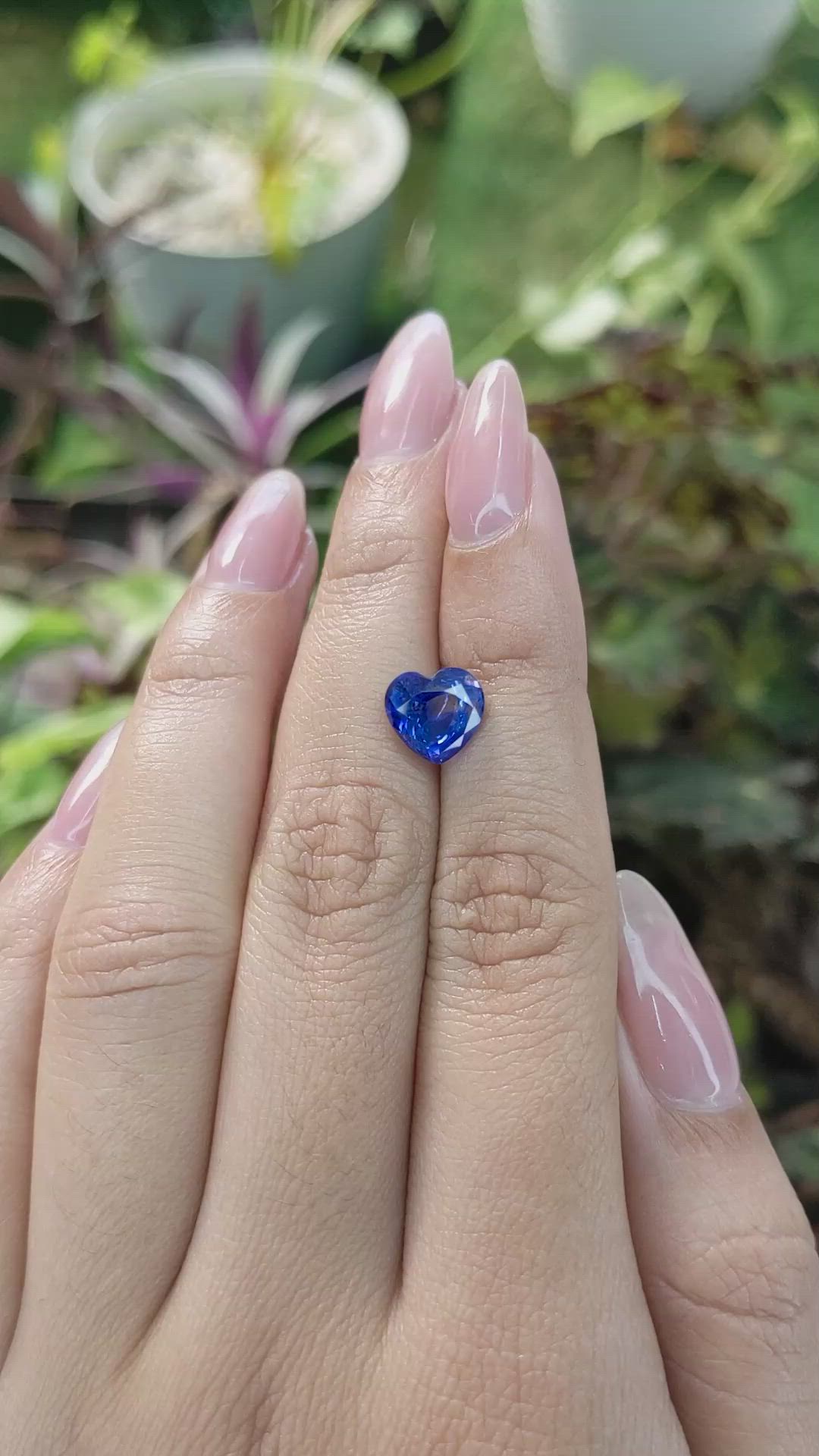 3.02 Ct. Blue Sapphire from Ceylon (Sri Lanka) Size Video