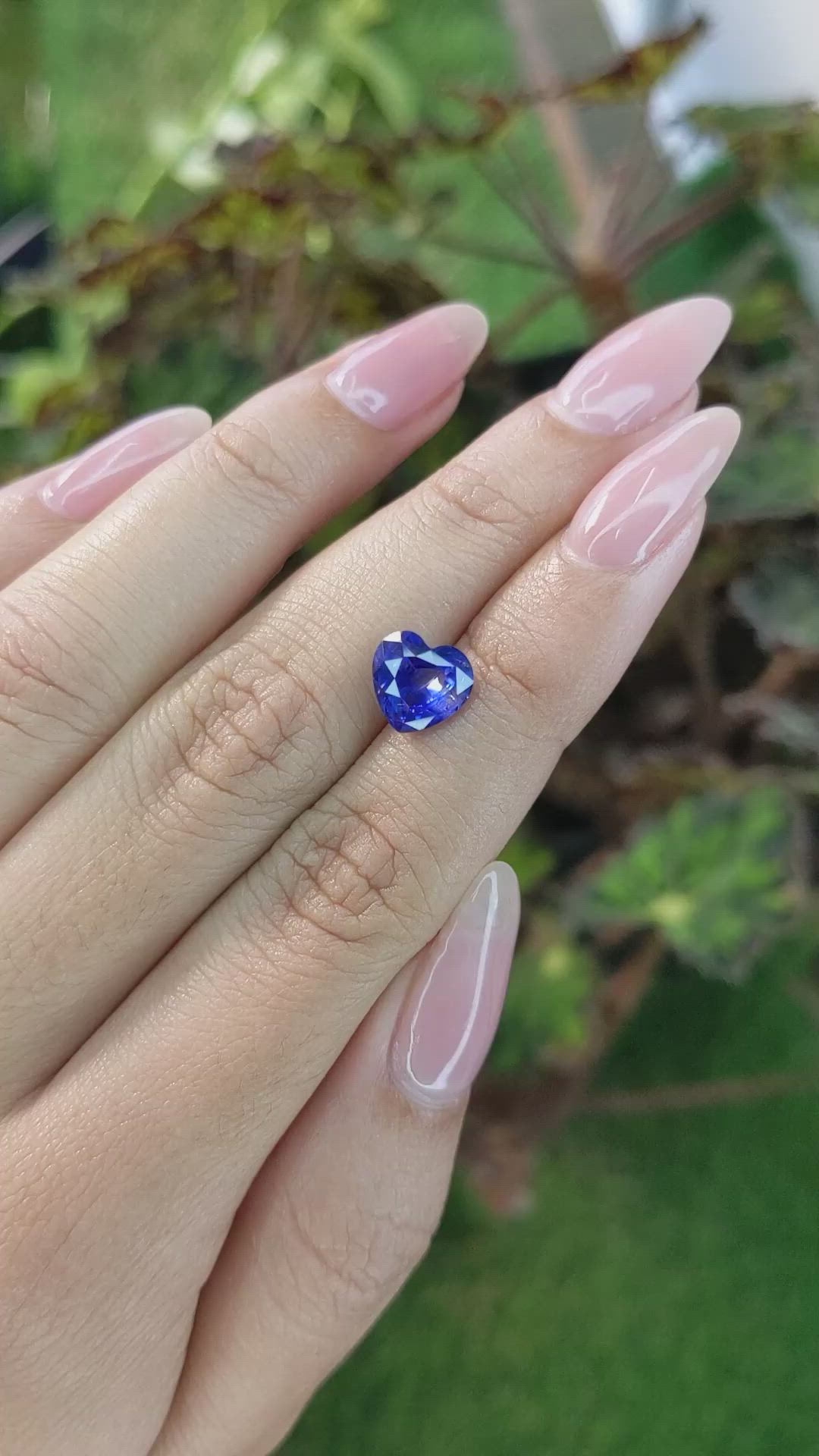 3.02 Ct. Blue Sapphire from Ceylon (Sri Lanka) Size Video