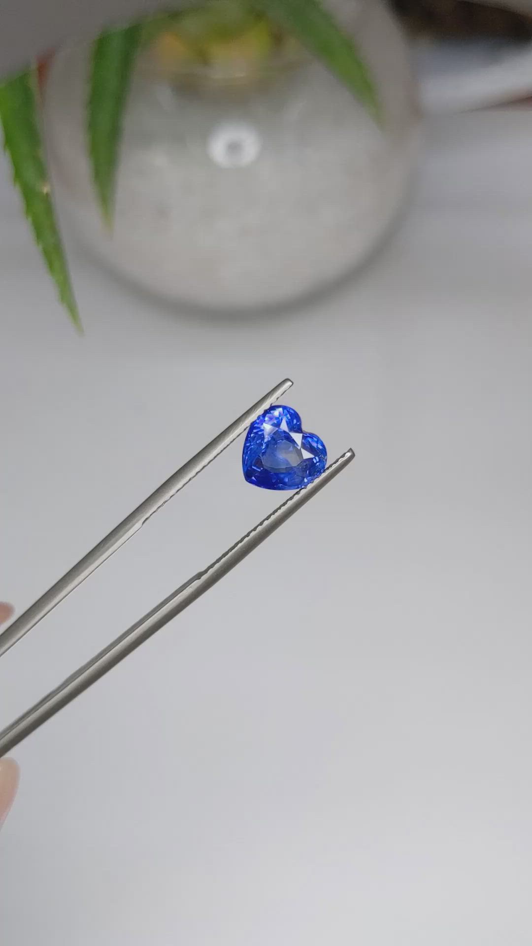 3.02 Ct. Blue Sapphire from Ceylon (Sri Lanka) Size Video