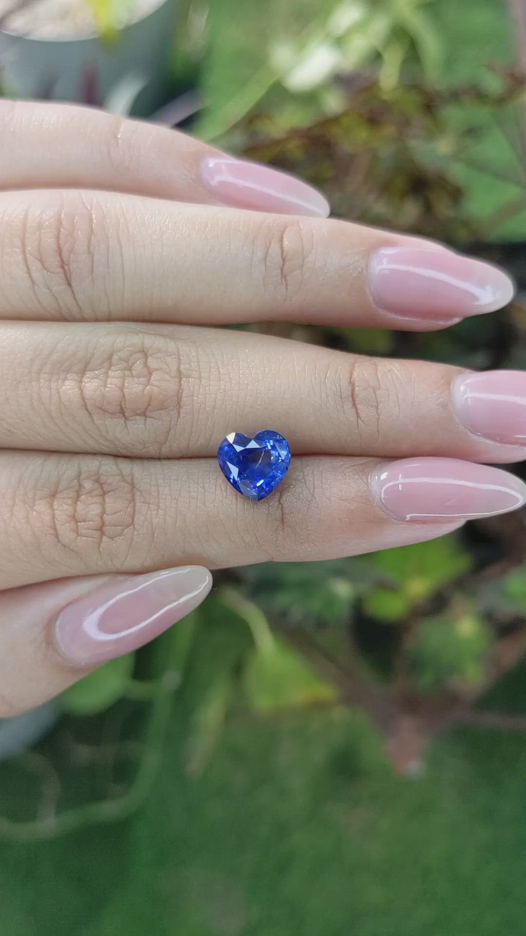 3.02 Ct. Blue Sapphire from Ceylon (Sri Lanka) Size Video
