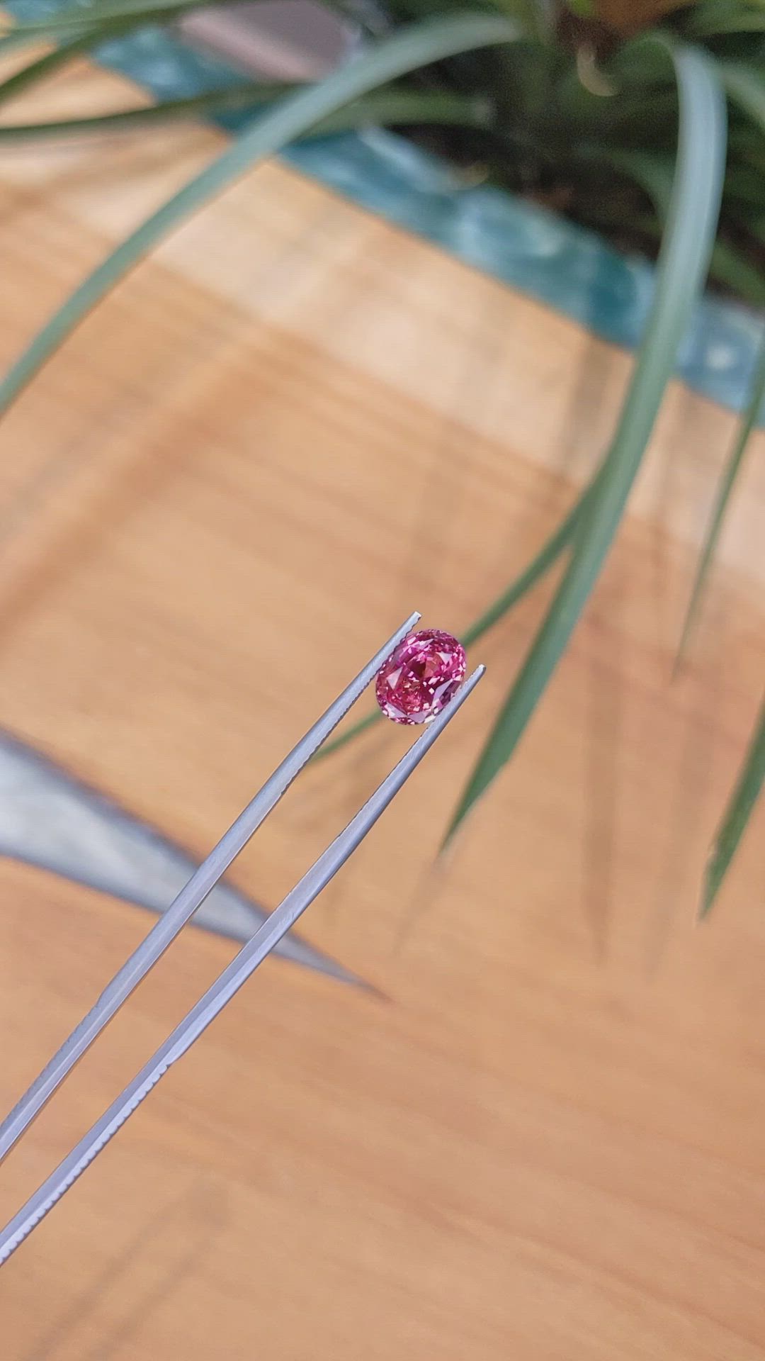 3.03 Ct. Pink Sapphire from Ceylon (Sri Lanka) Size Video