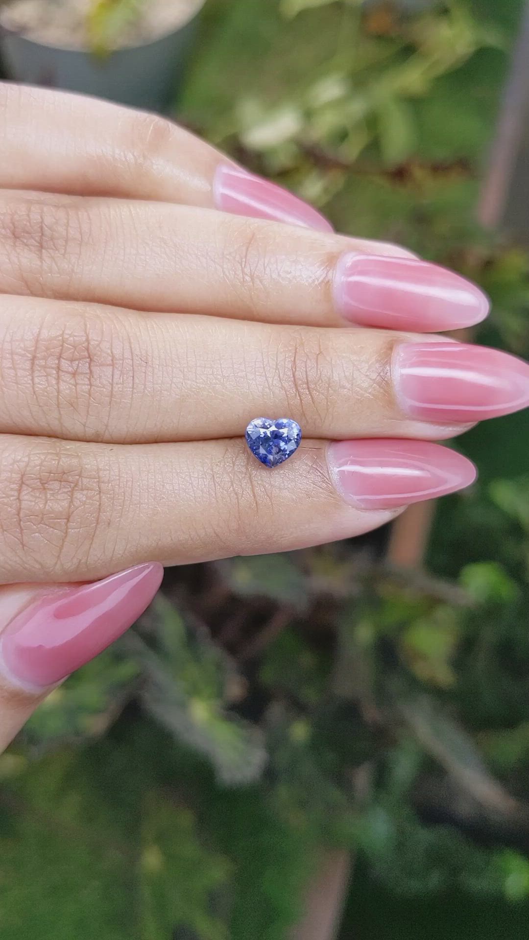 1.34 Ct. Blue Sapphire from Ceylon (Sri Lanka) Size Video