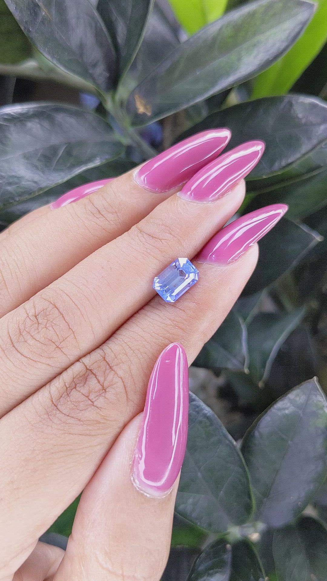 2.02 Ct. Blue Sapphire from Ceylon (Sri Lanka) Size Video