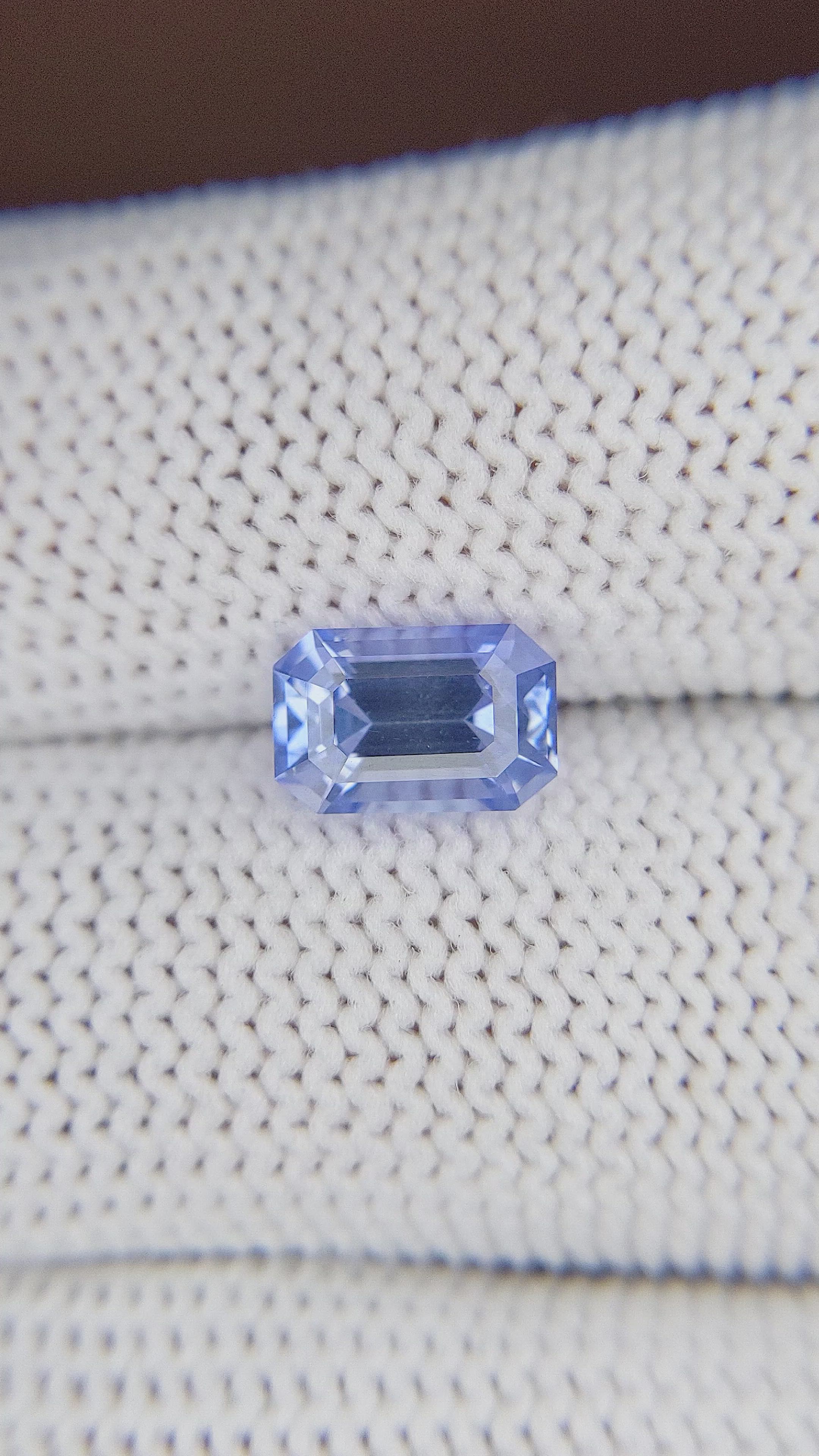 2.02 Ct. Blue Sapphire from Ceylon (Sri Lanka) Size Video