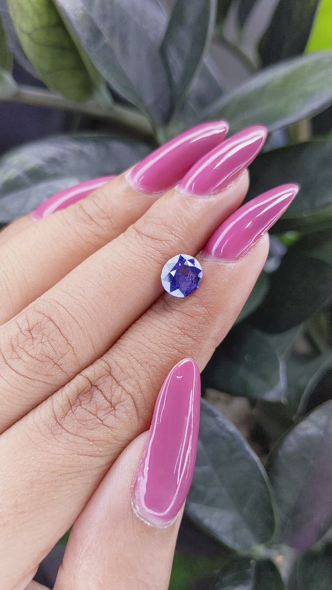 1.76 Ct. Color Change Sapphire from Ceylon (Sri Lanka) Size Video