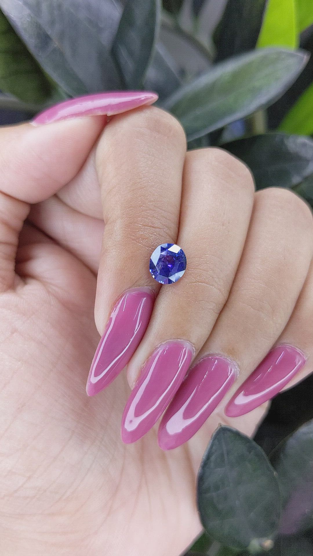 1.76 Ct. Color Change Sapphire from Ceylon (Sri Lanka) Size Video