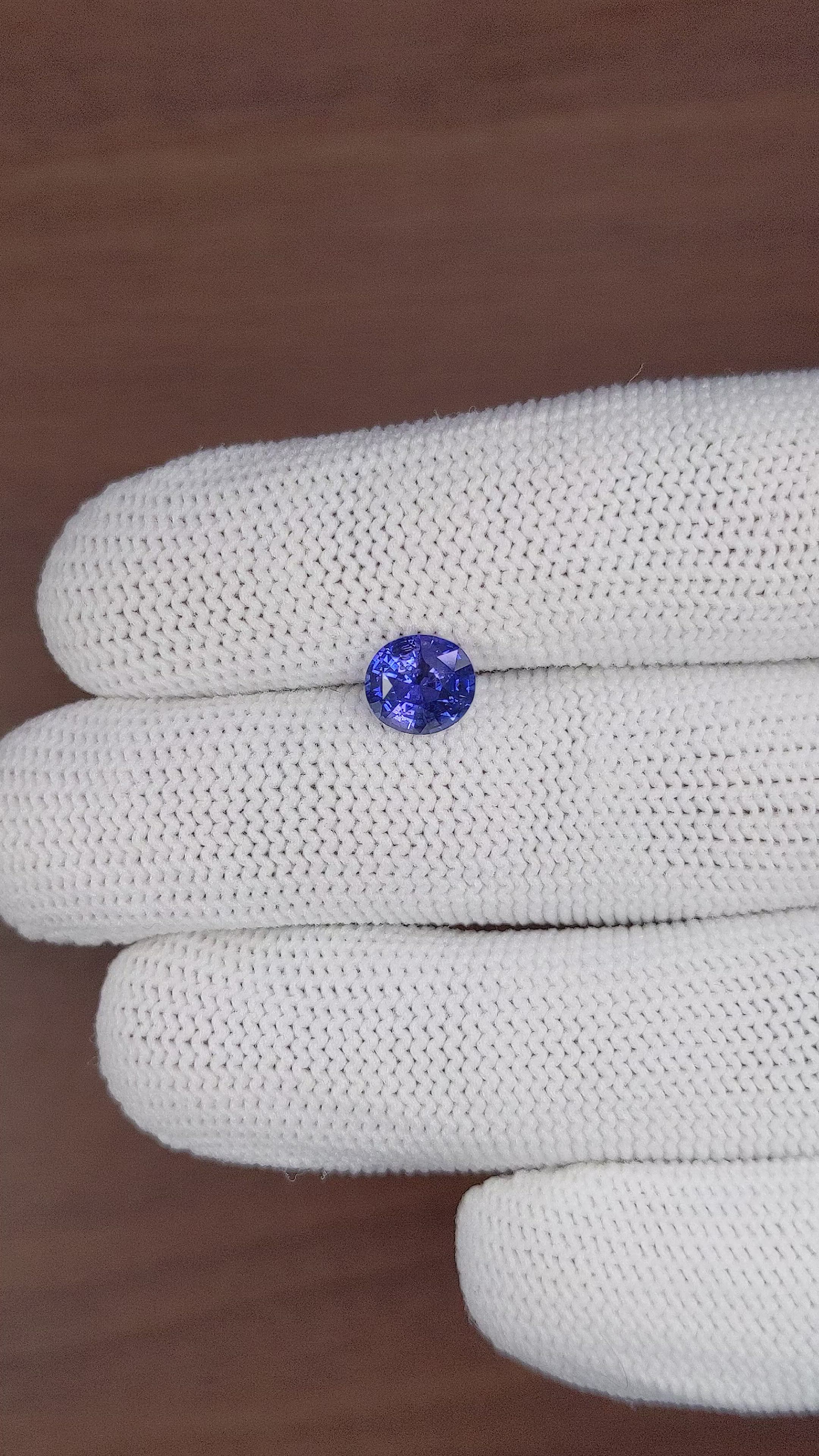 1.76 Ct. Color Change Sapphire from Ceylon (Sri Lanka) Size Video