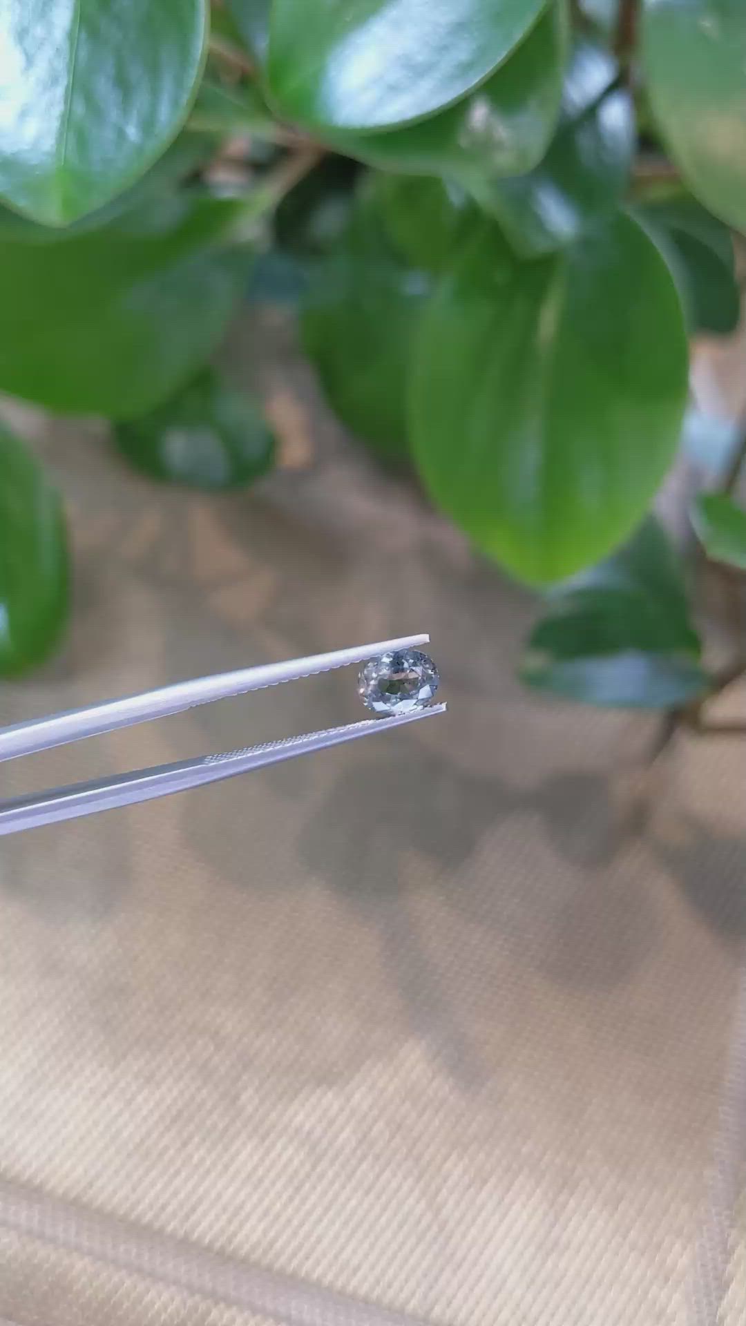 1.05 Ct. Blue Sapphire from Montana Size Video