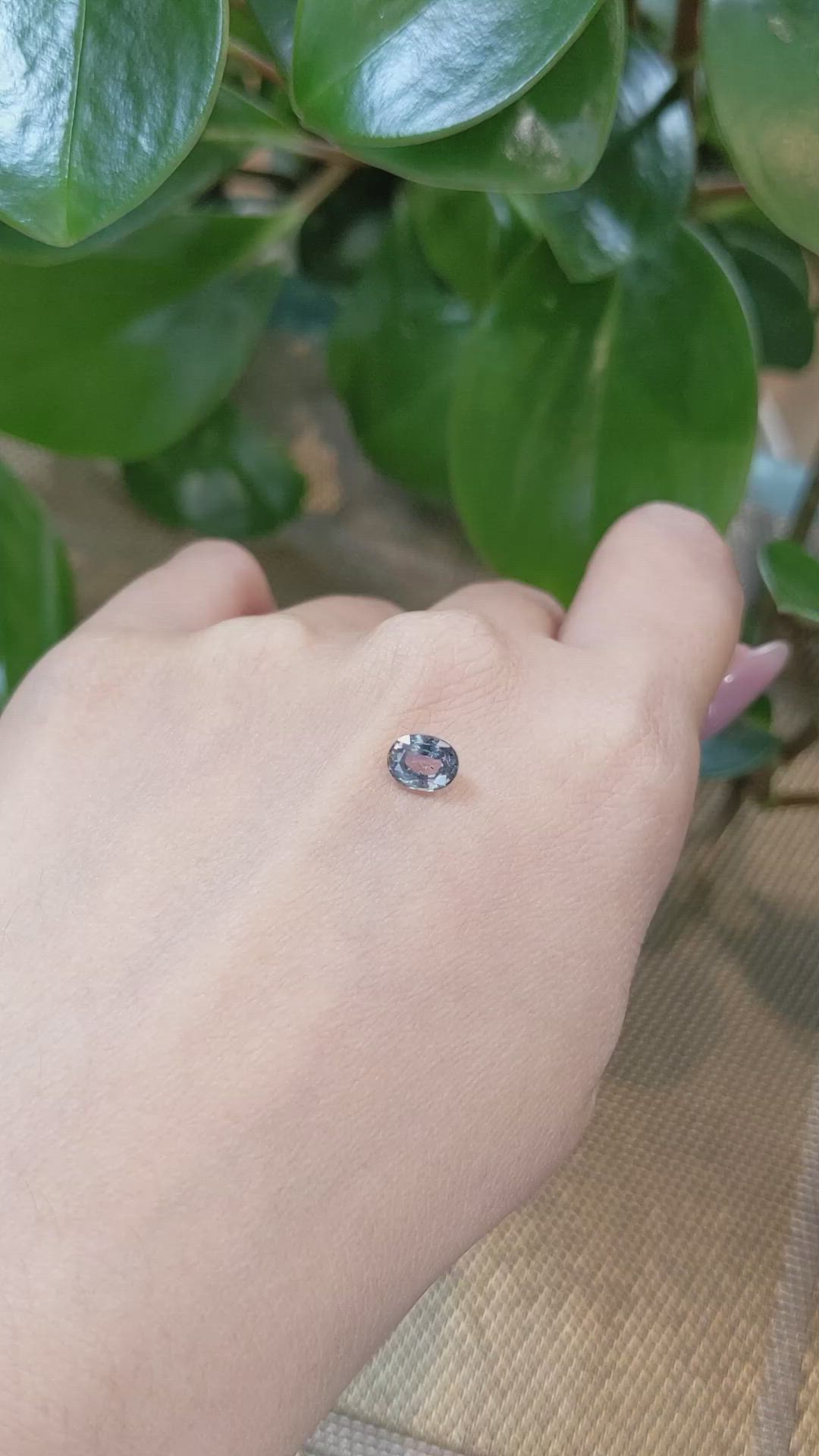 1.05 Ct. Blue Sapphire from Montana Size Video