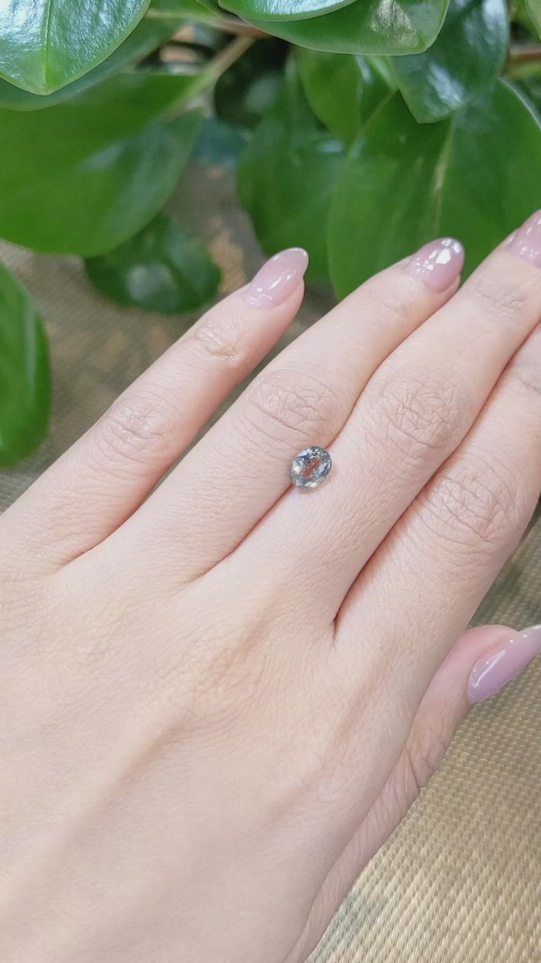 1.32 Ct. Bi Color Sapphire from Montana Size Video