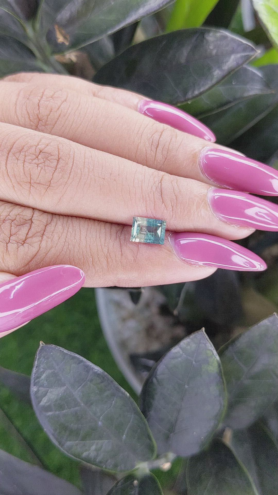 1.13 Ct. Bi Color Sapphire from Madagascar Size Video