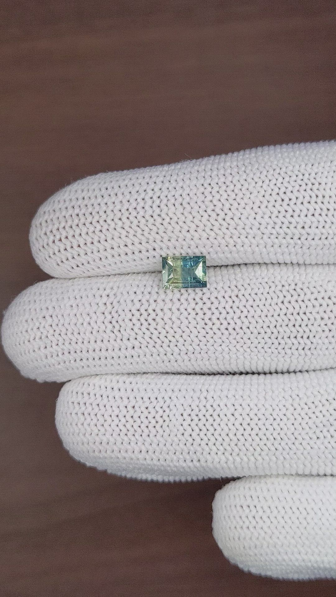 1.13 Ct. Bi Color Sapphire from Madagascar Size Video