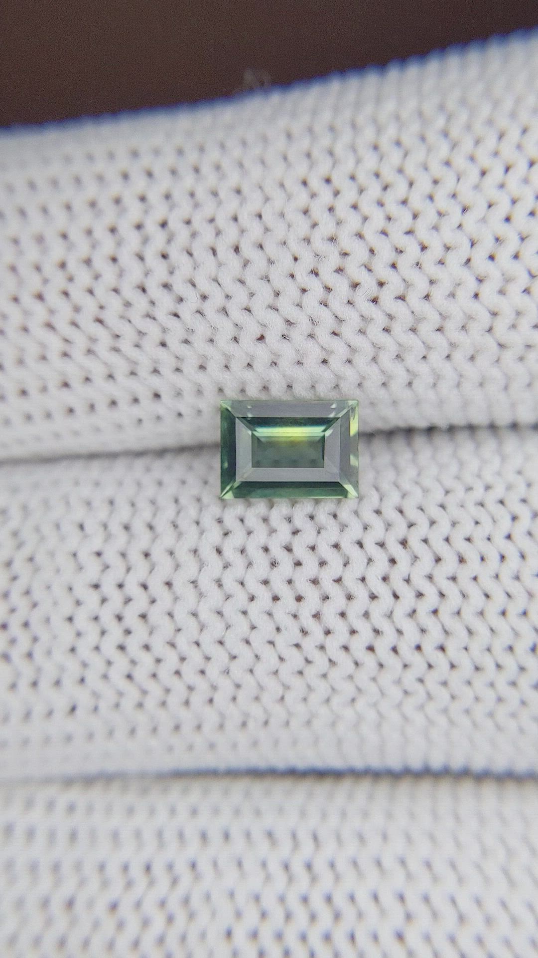 1.03 Ct. Bluish Green Sapphire from Tanzania Size Video