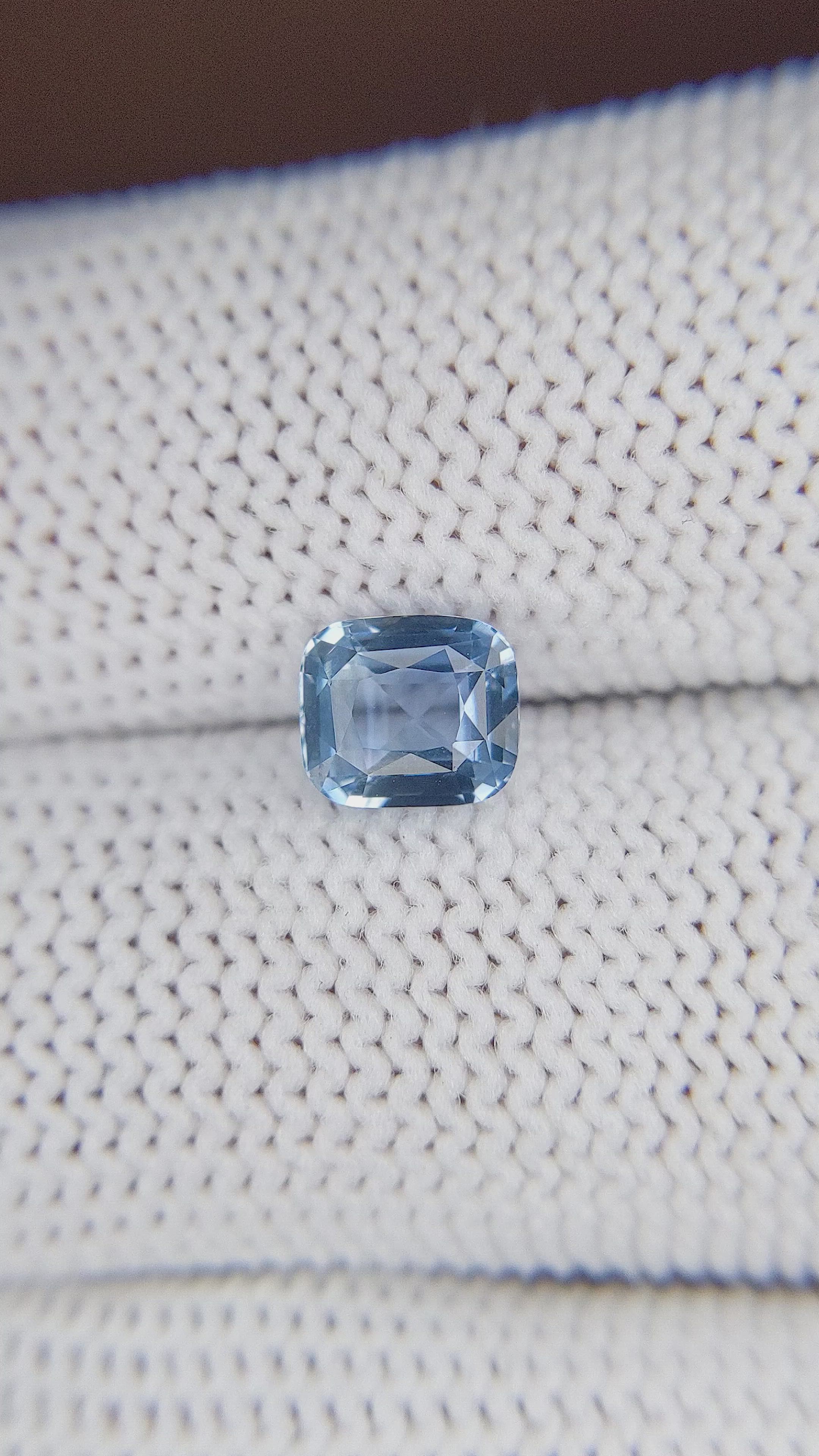1.54 Ct. Blue Sapphire from Africa Size Video