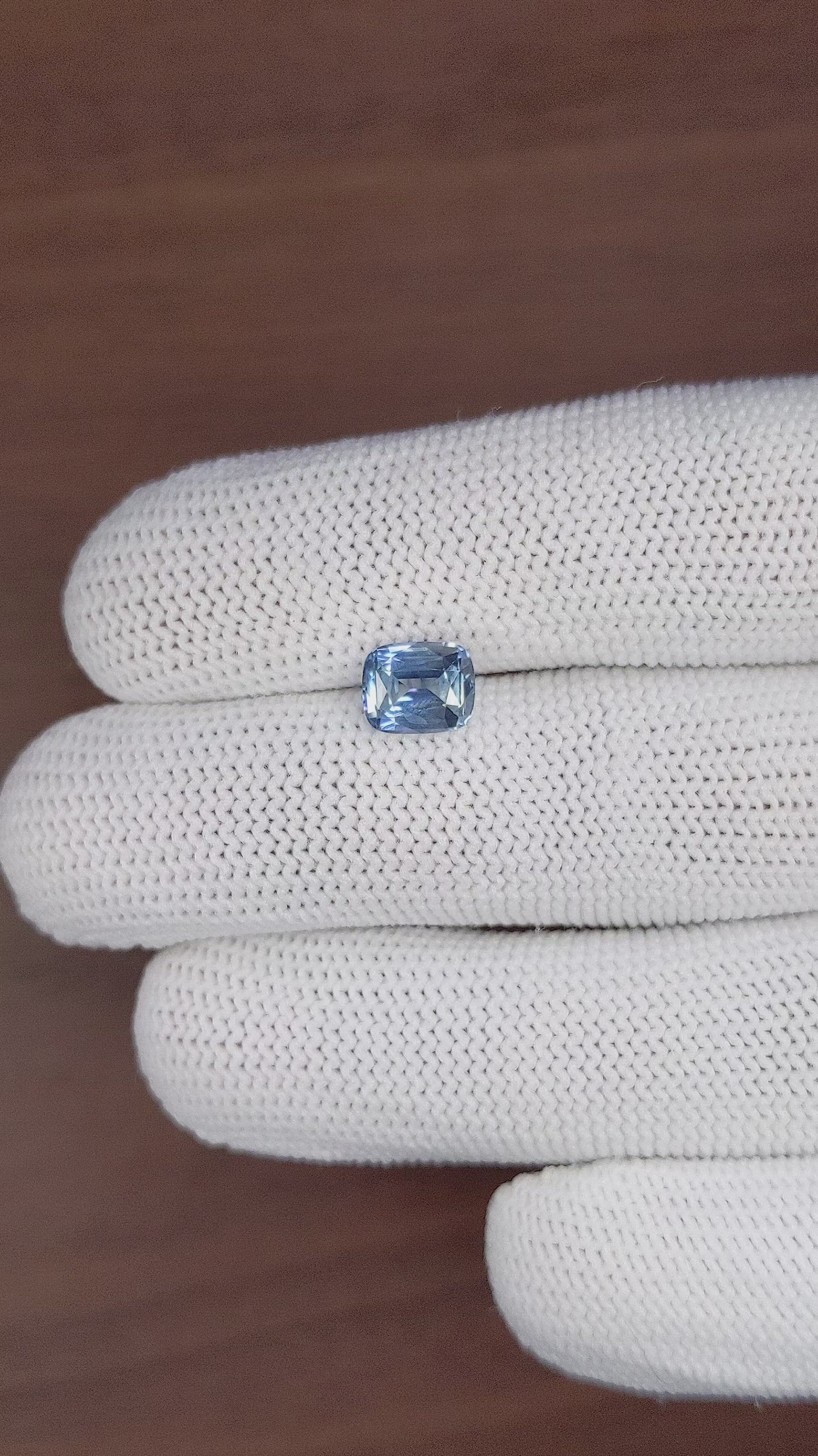 1.83 Ct. Blue Sapphire from Africa Size Video