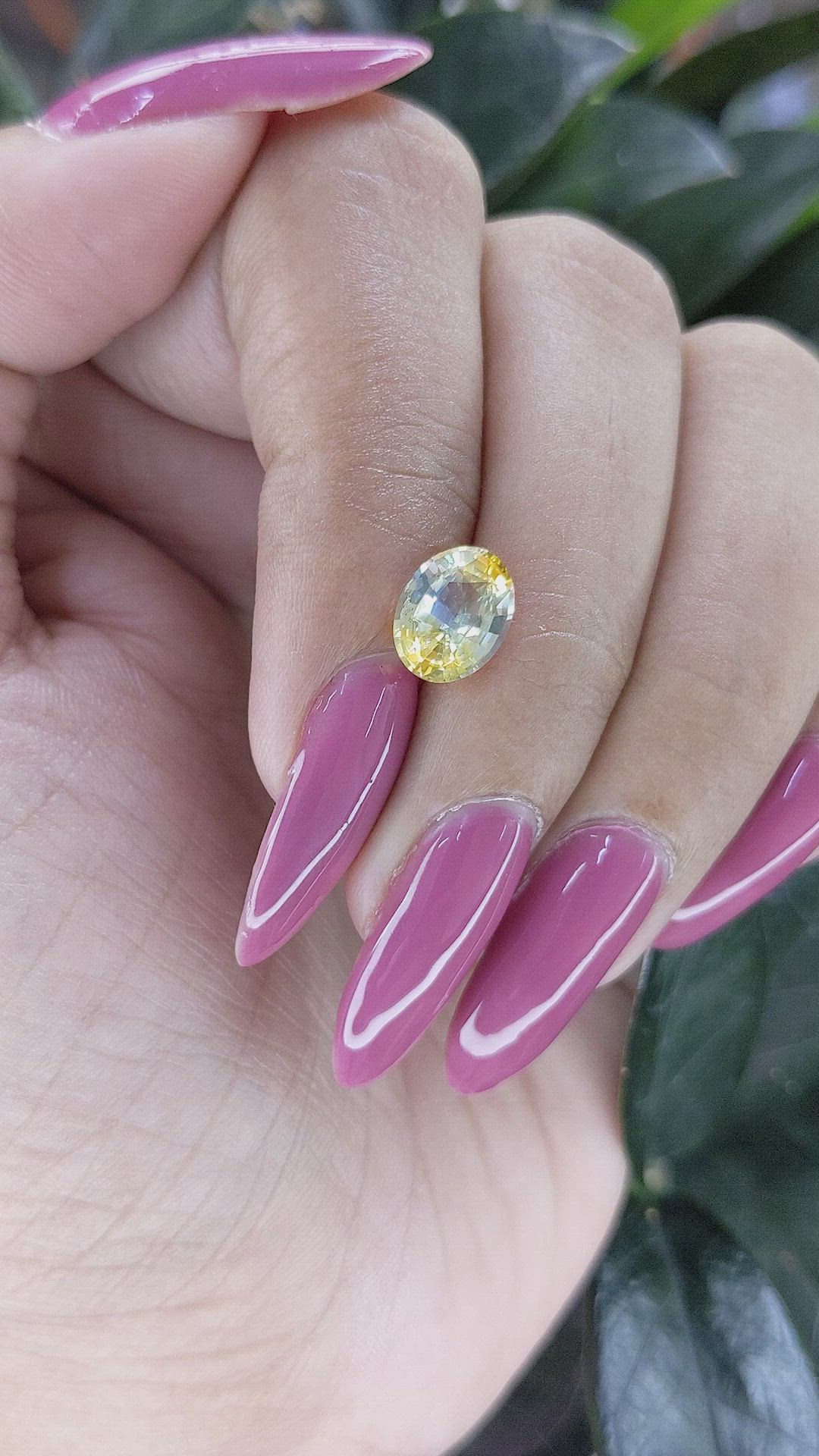 2.03 Ct. Bi Color / Parti Sapphire from Africa Size Video