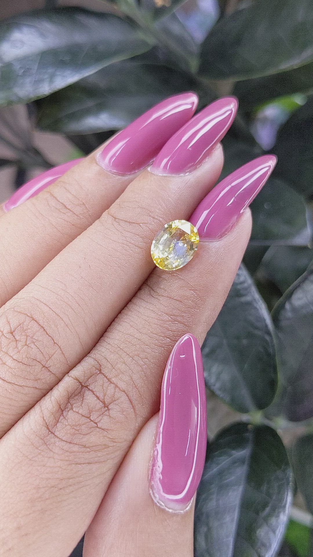 2.03 Ct. Bi Color / Parti Sapphire from Africa Size Video