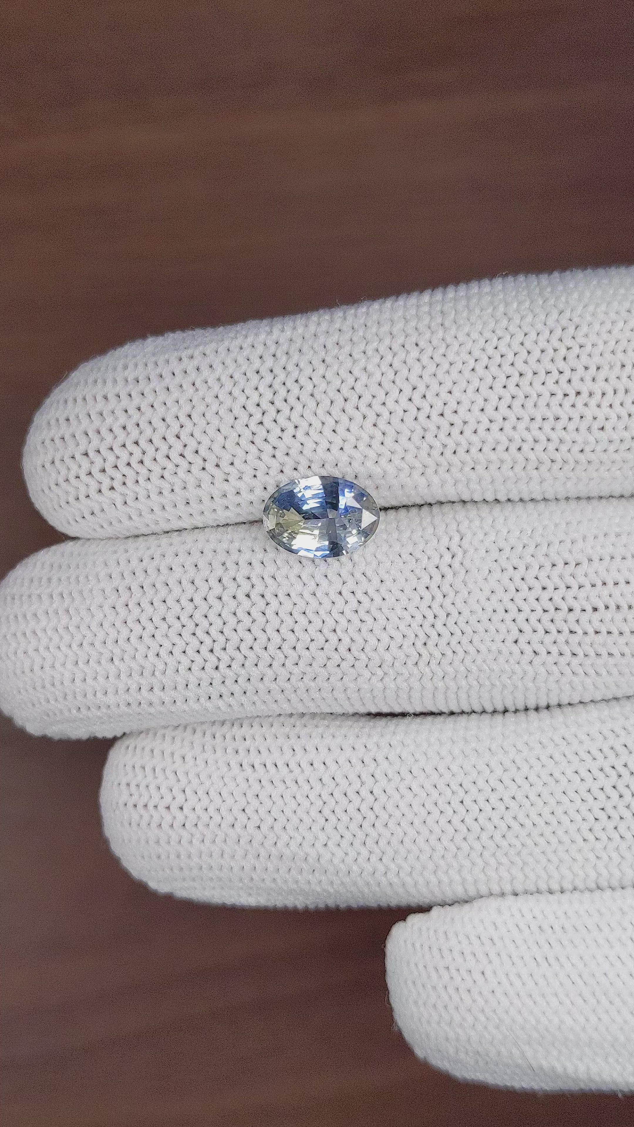 2.10 Ct. Bi Color Sapphire from Africa Size Video