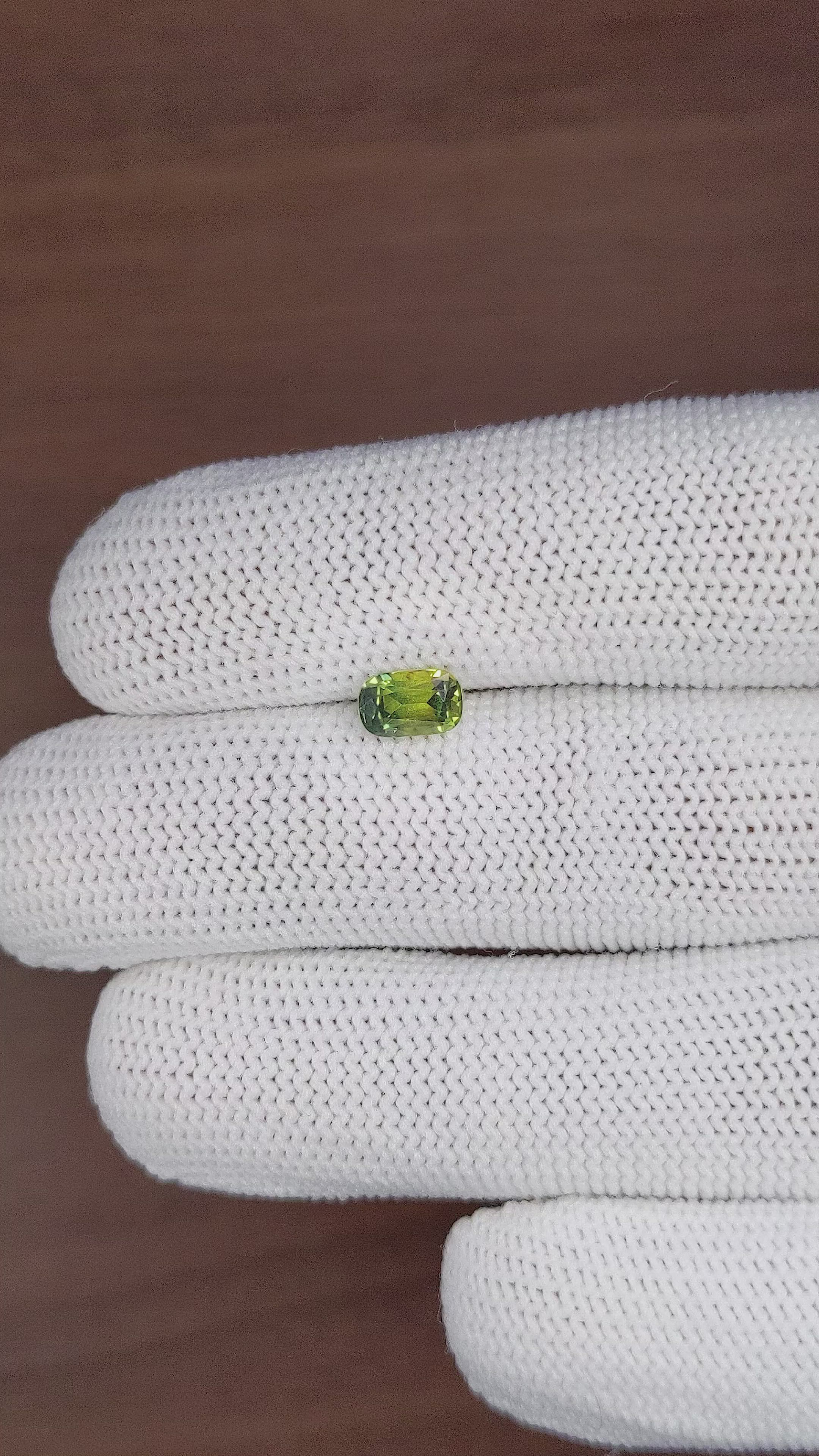 1.17 Ct. Bi Color Sapphire from Africa Size Video