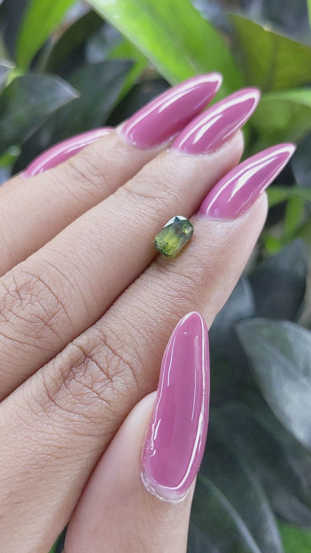 1.17 Ct. Bi Color Sapphire from Africa Size Video