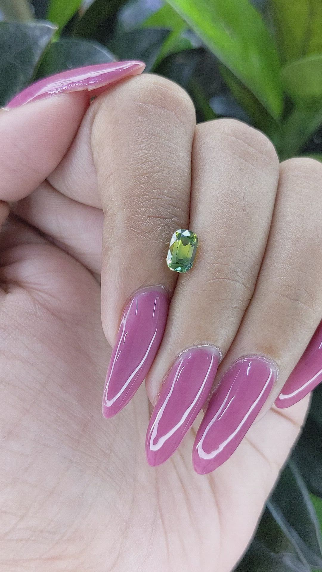 1.17 Ct. Bi Color Sapphire from Africa Size Video