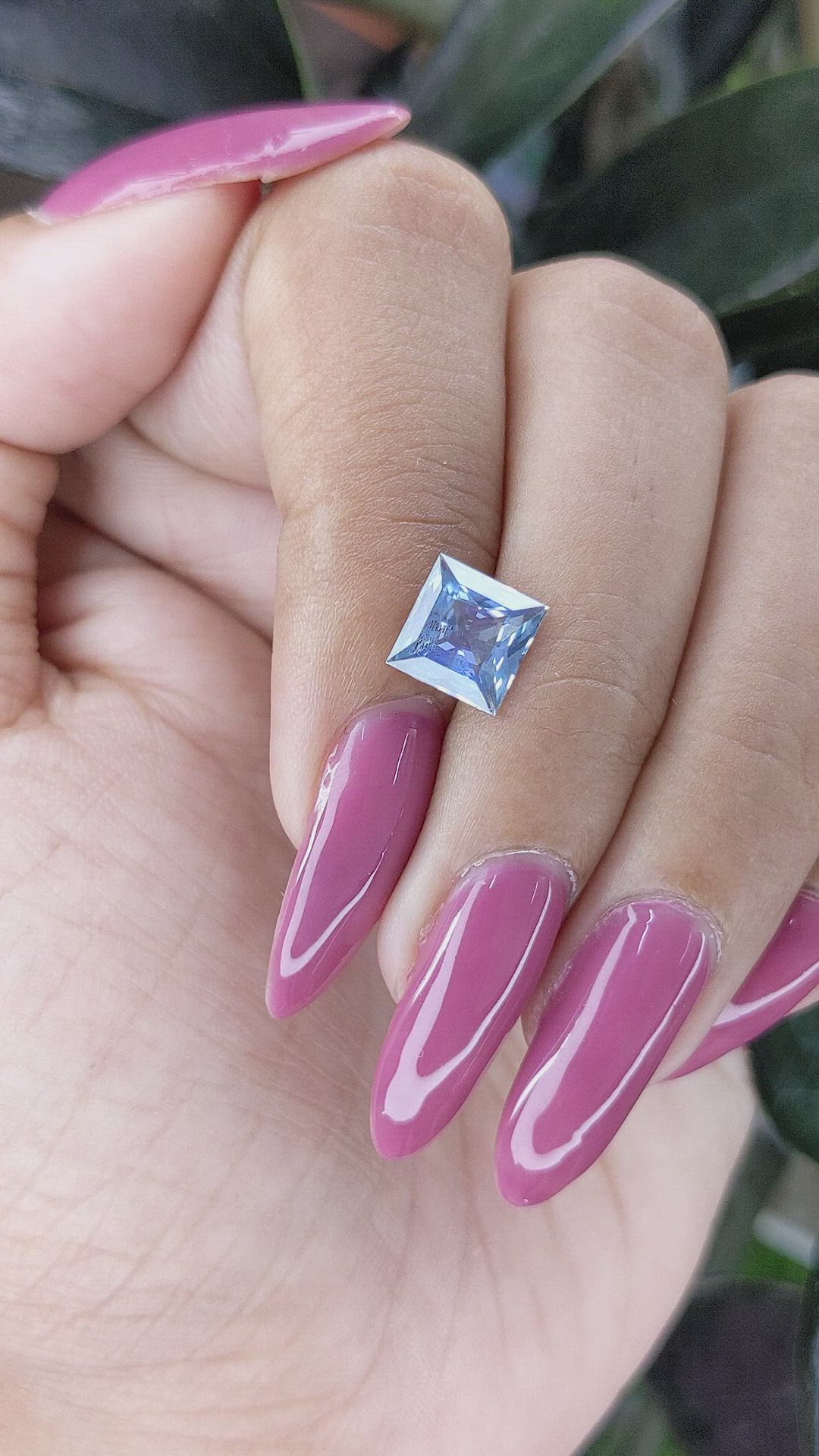 2.28 Ct. Blue Sapphire from Africa Size Video