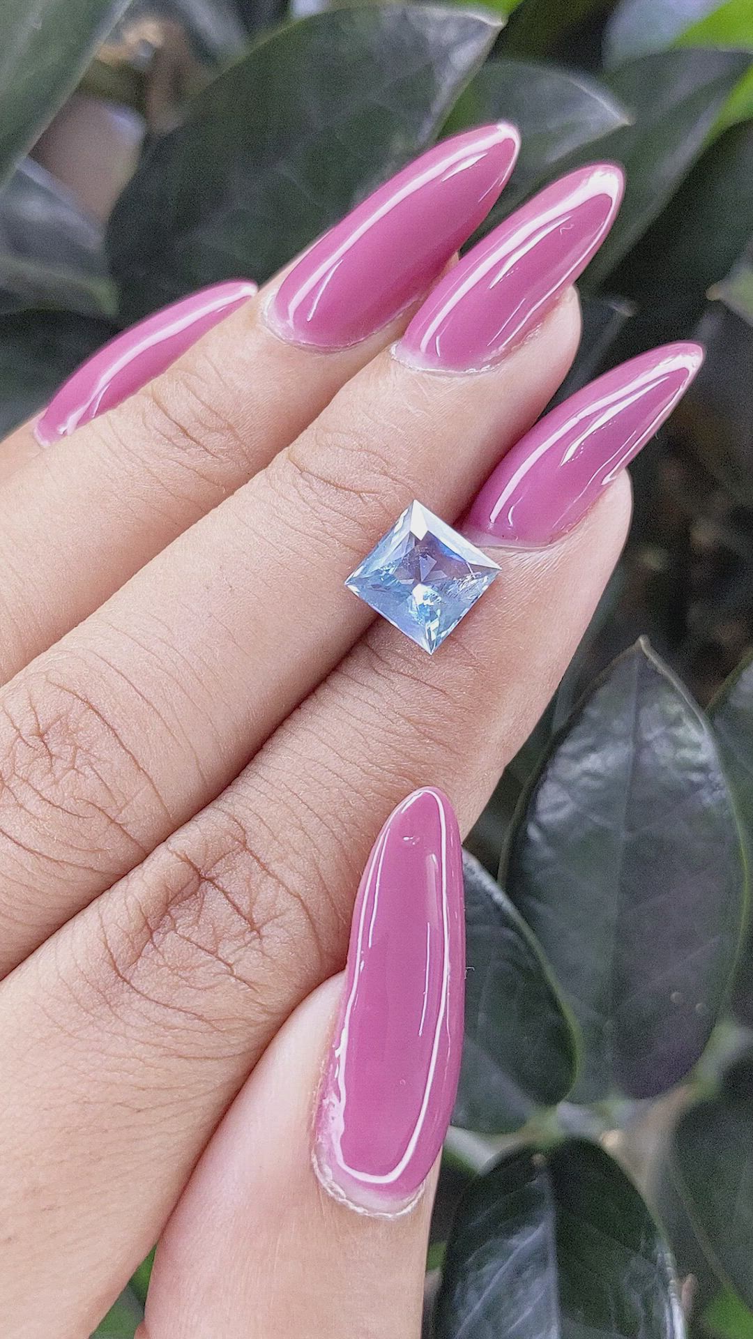 2.28 Ct. Blue Sapphire from Africa Size Video