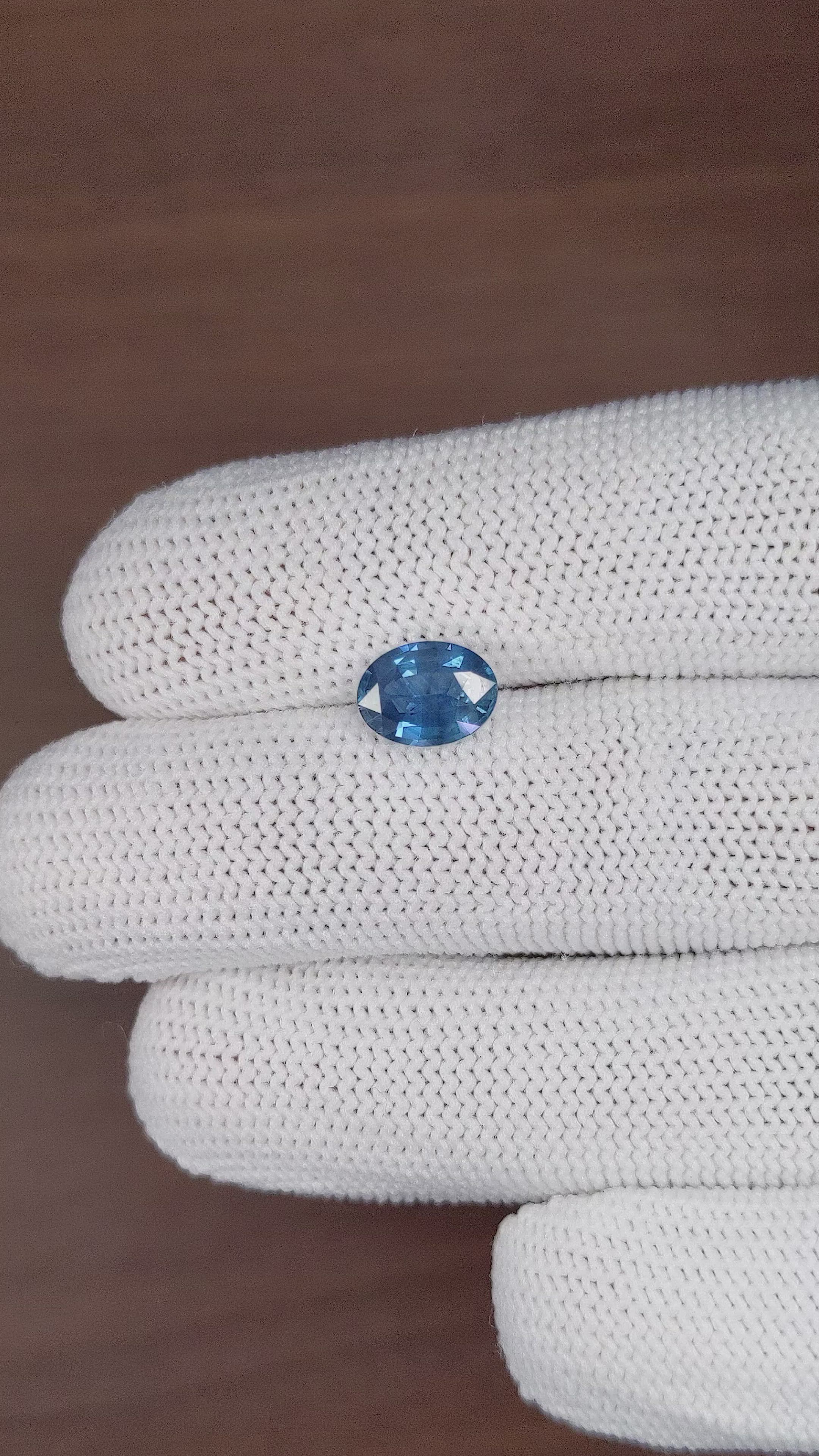 2.05 Ct. Blue Sapphire from Africa Size Video