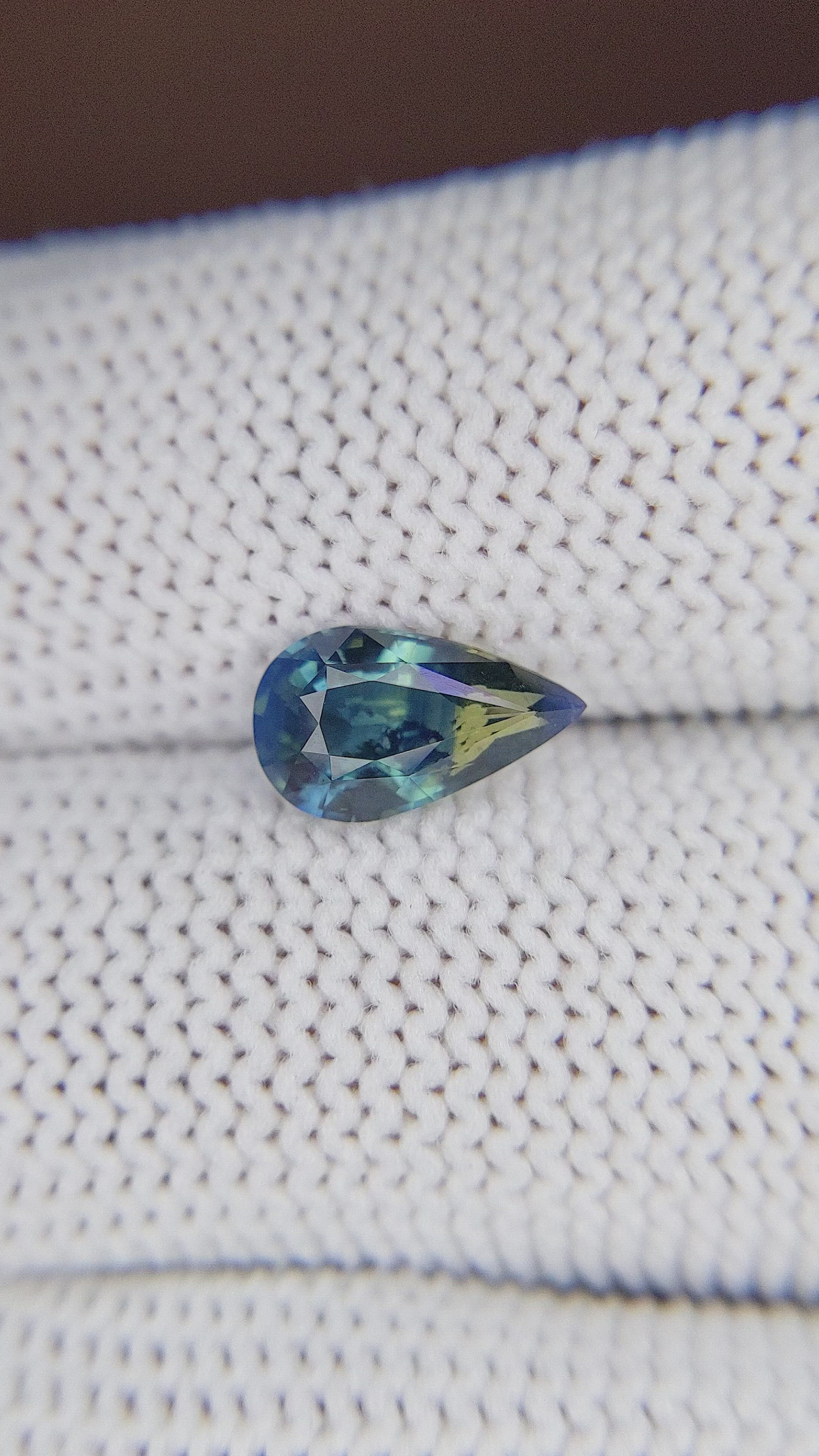 1.68 Ct. Bi Color Sapphire from Africa Size Video