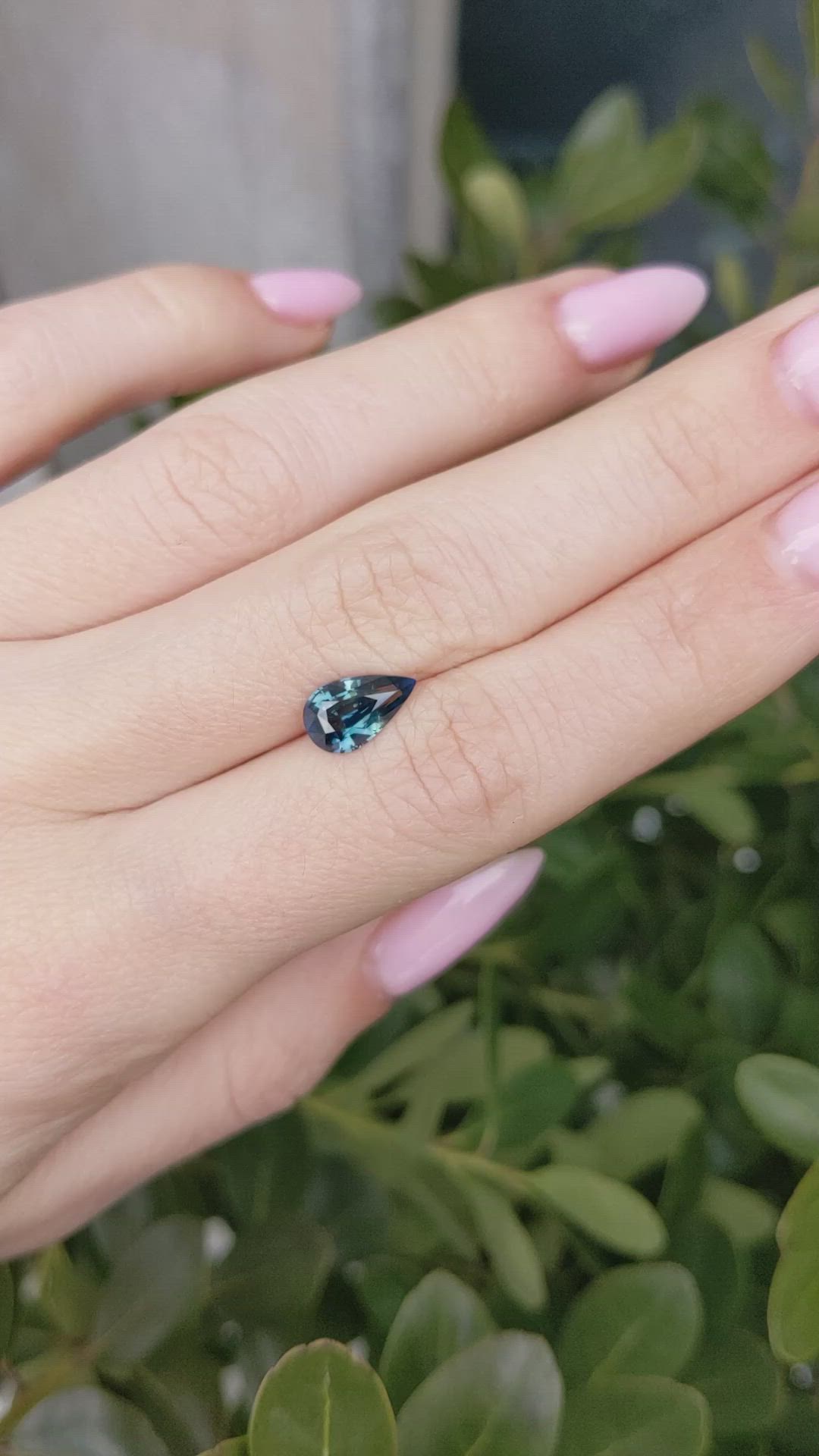 1.68 Ct. Bi Color Sapphire from Africa Size Video