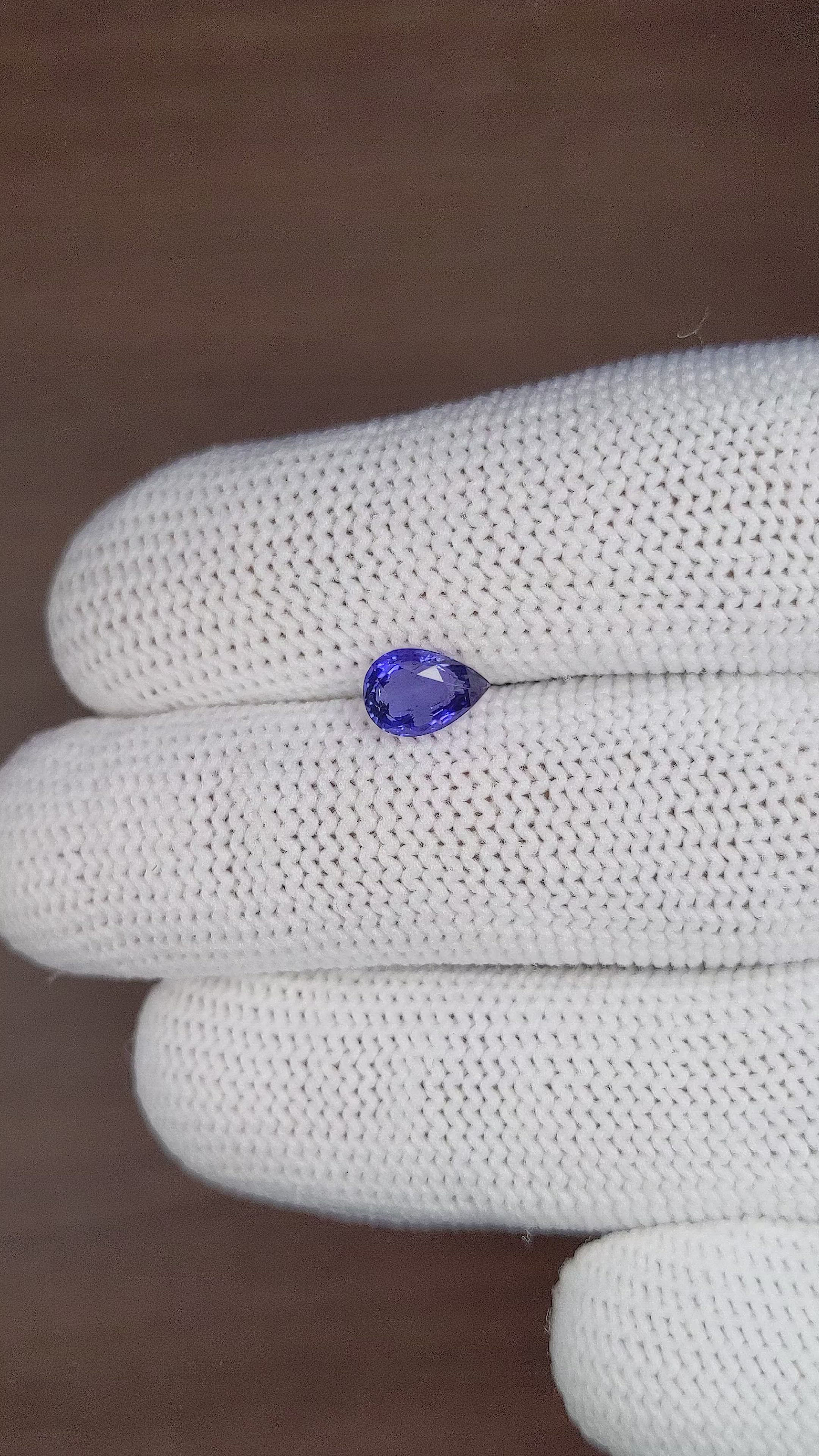 1.08 Ct. Color Change Sapphire from Tanzania Size Video